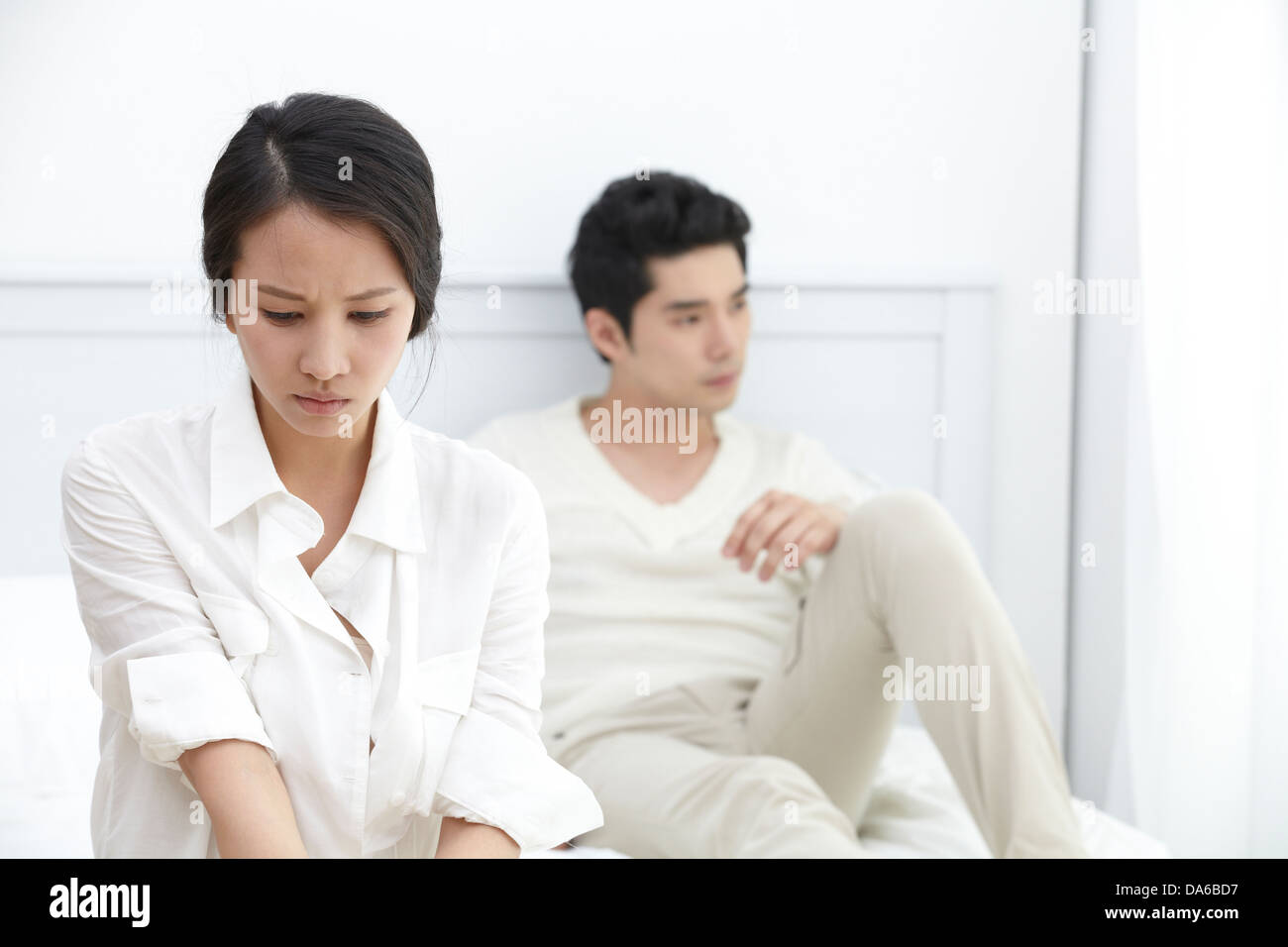A young couple having relationship difficulties Stock Photo - Alamy