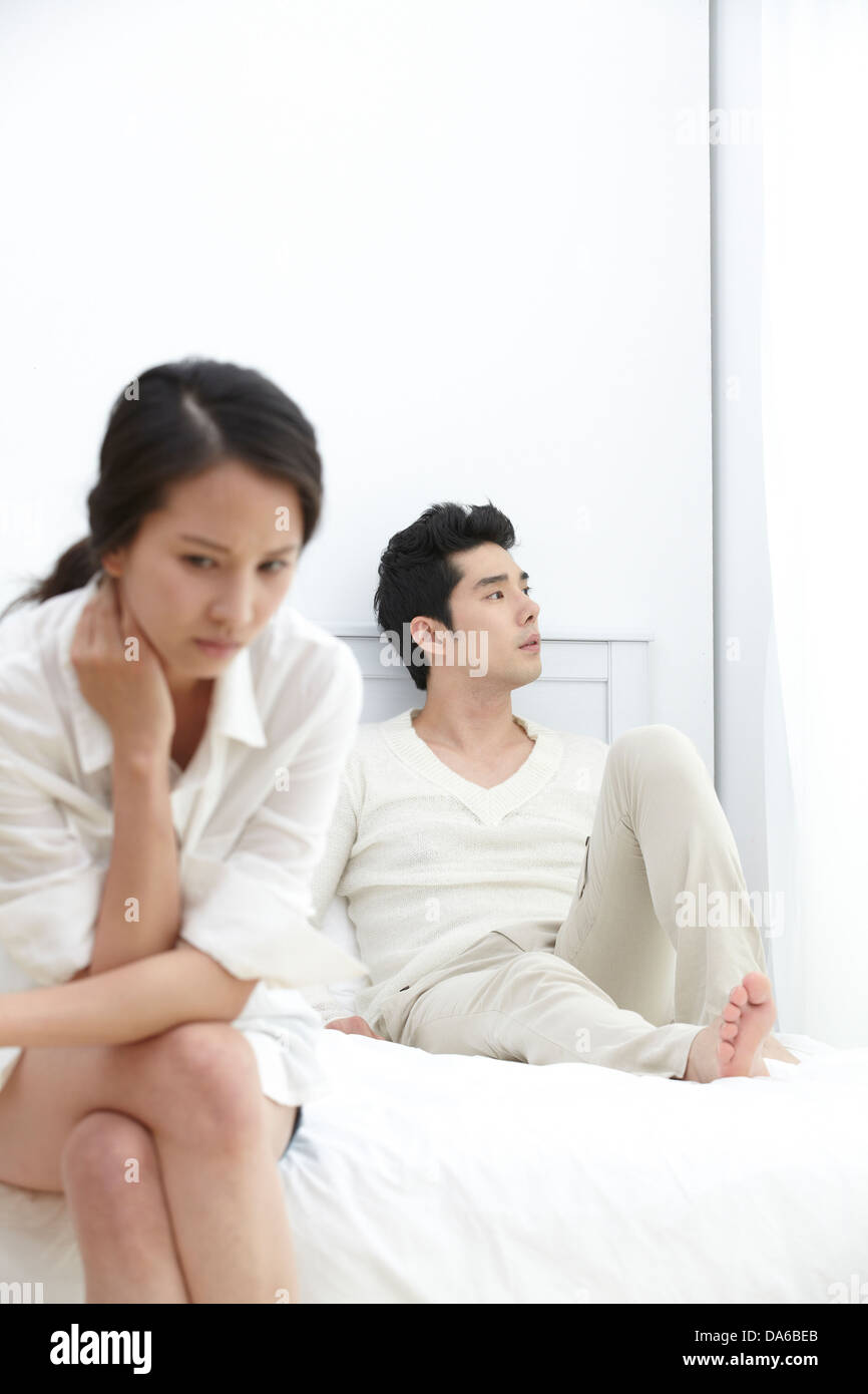 A young couple having relationship difficulties Stock Photo - Alamy