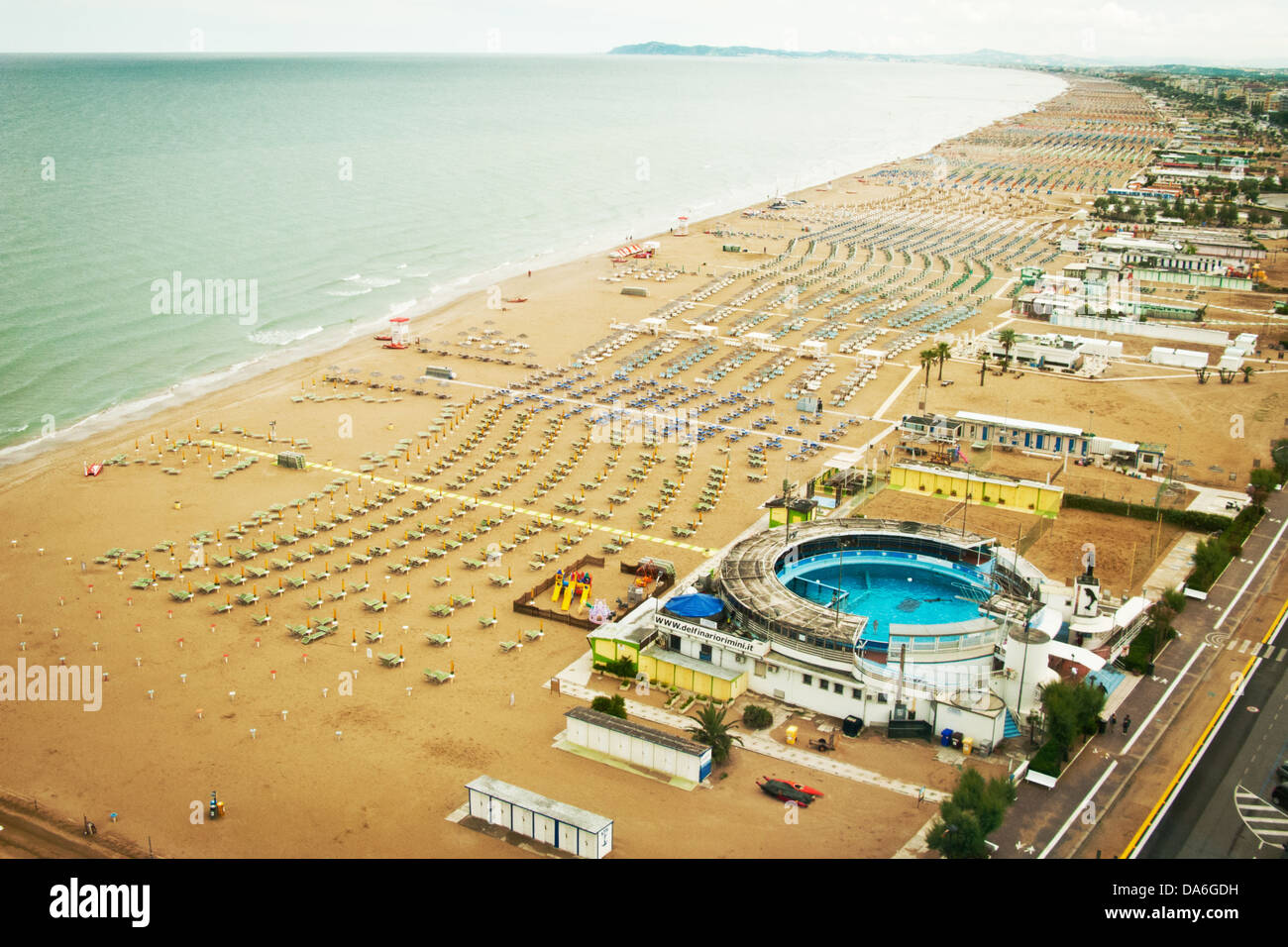 Rimini beach hi-res stock photography and images - Alamy