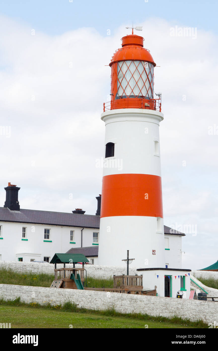Souter Lighthouse, Marsden, Sunderland, Tyne and Wear. Stock Photo