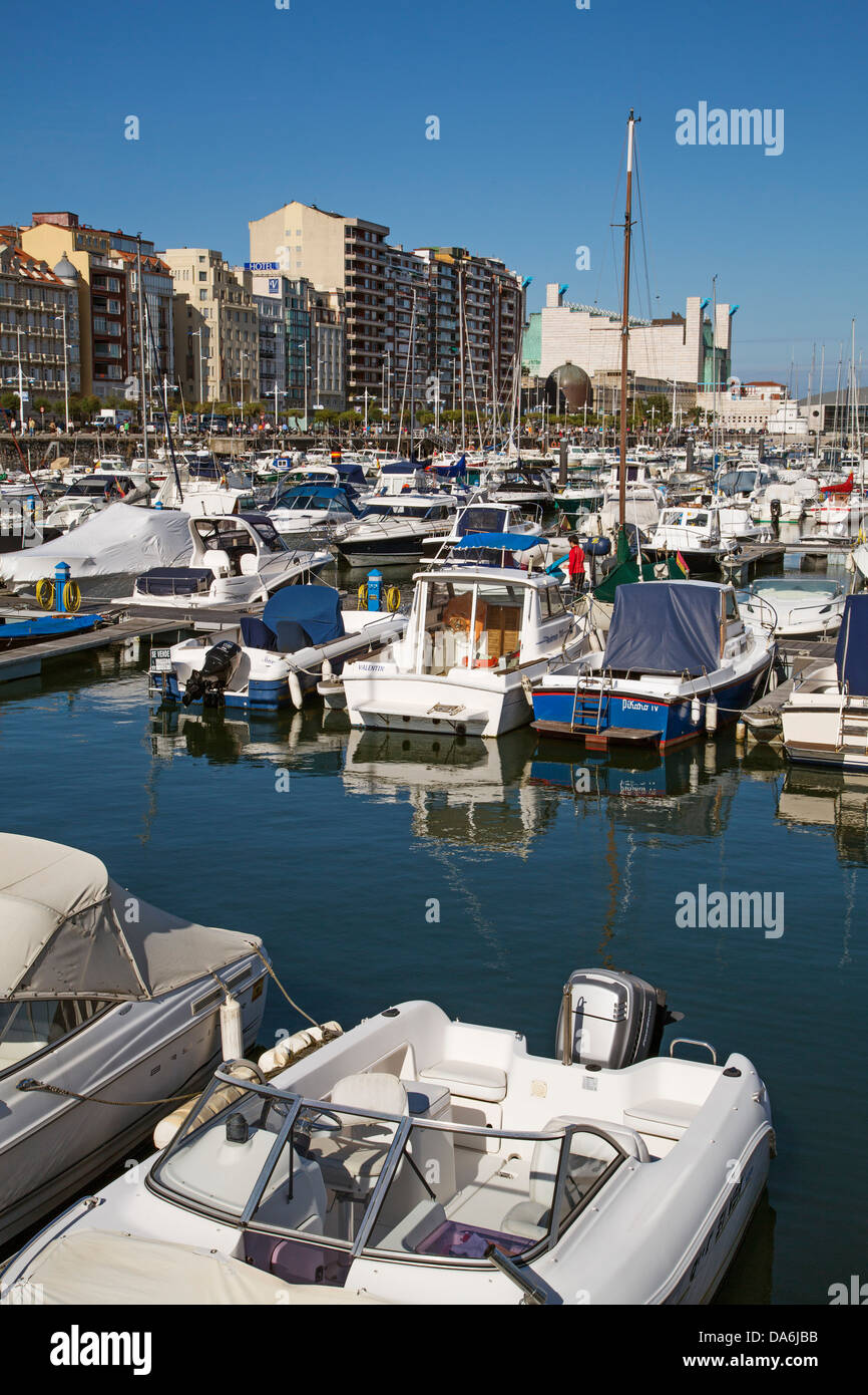 Marina Puerto Chico Santander Cantabria Spain Stock Photo - Alamy