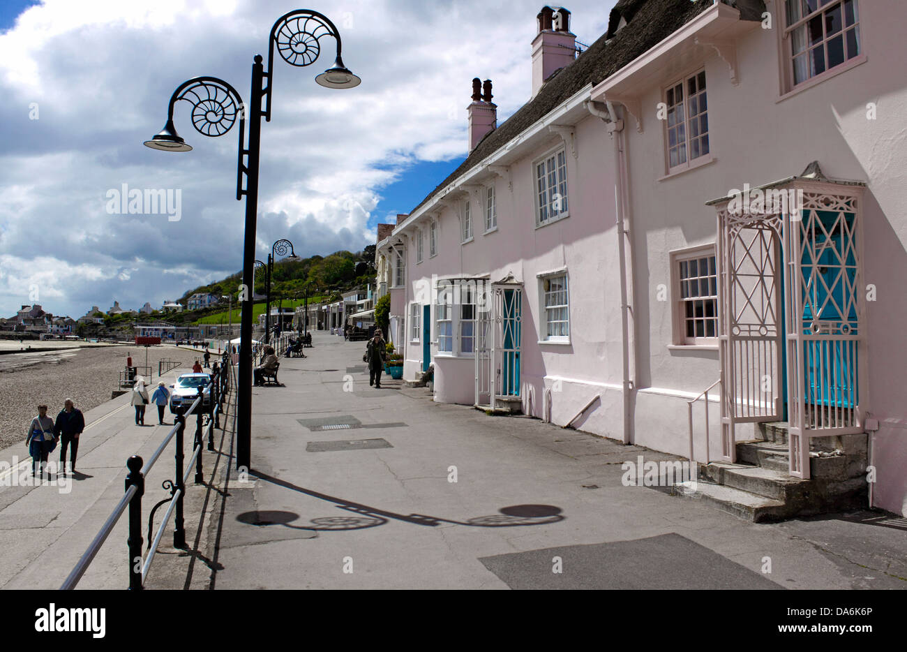 MARINE PARADE. LYME REGIS DORSET. UK Stock Photo Alamy