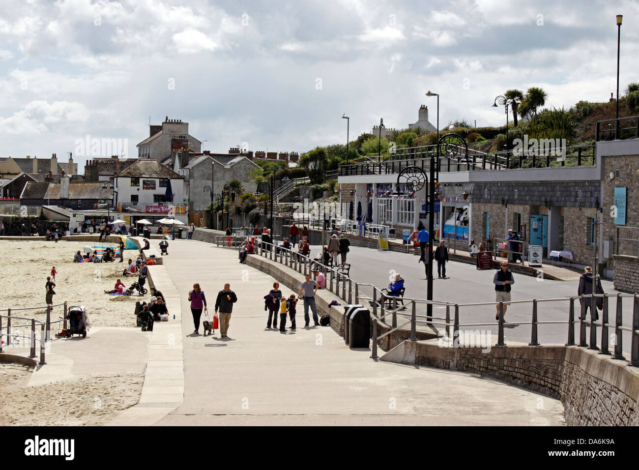 MARINE PARADE. LYME REGIS DORSET. UK Stock Photo Alamy