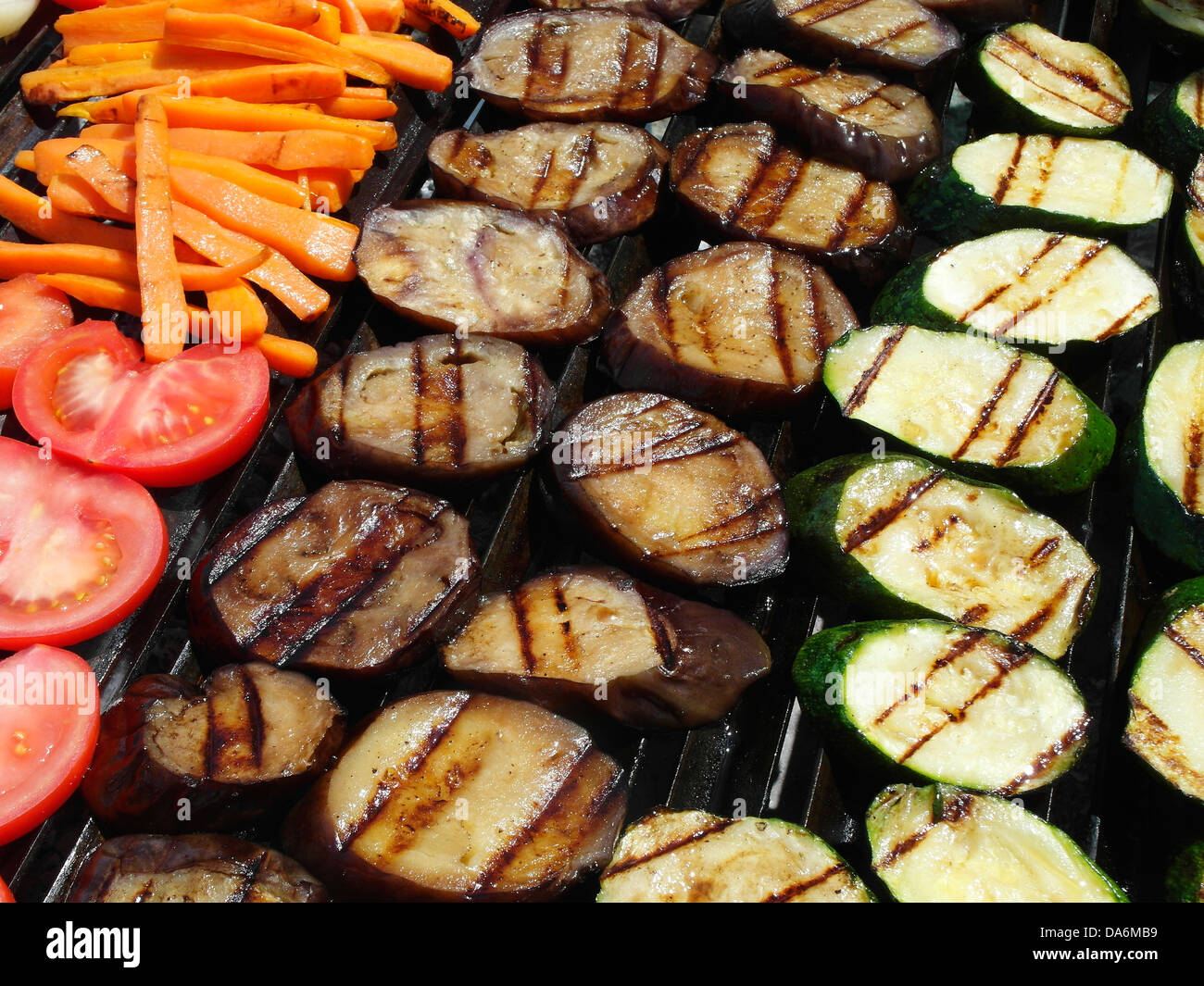 Barbecue grill vegetables Stock Photo Alamy