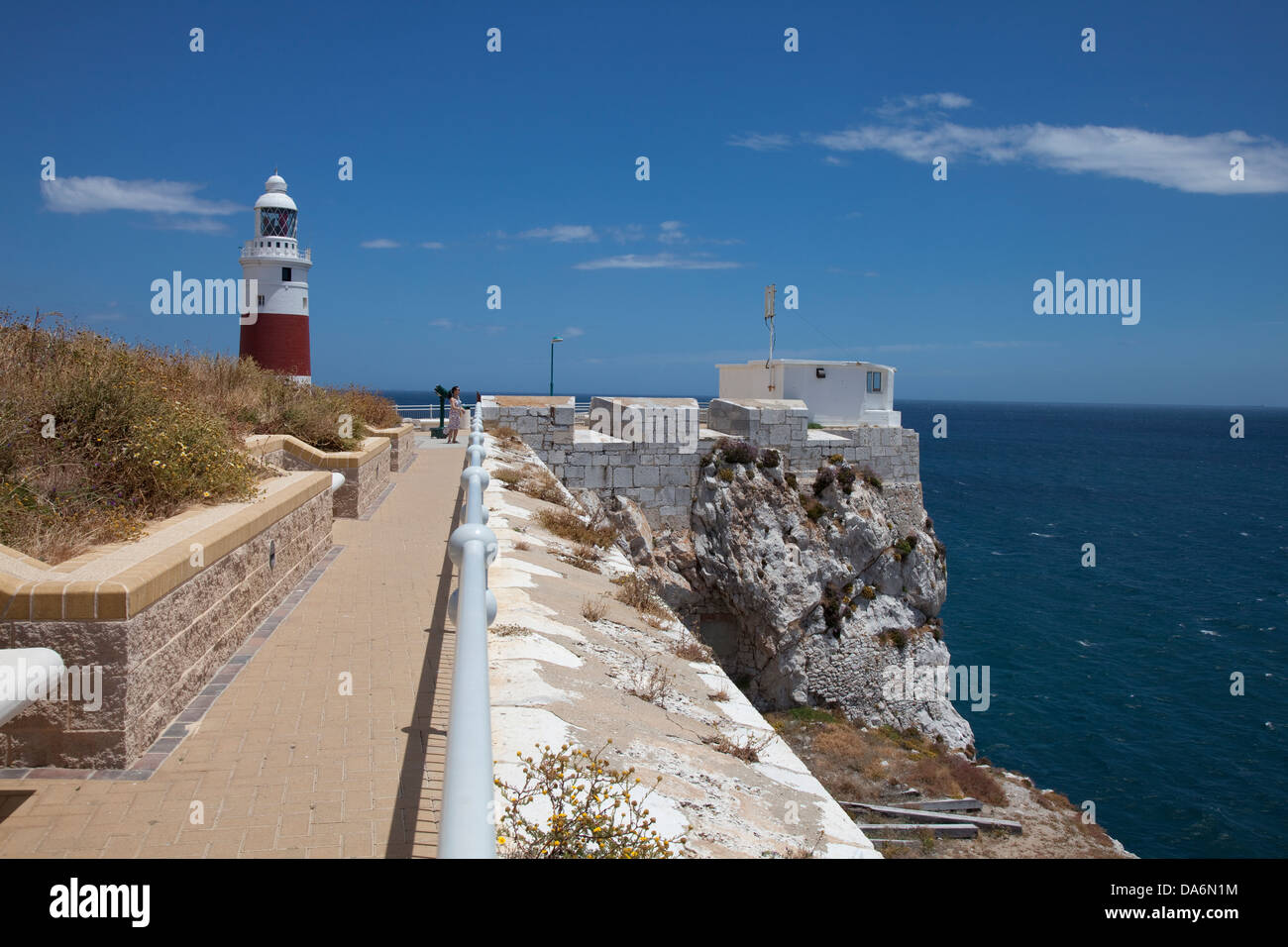 Gibraltar British Territory Europa Point Lighthouse Stock Photo - Alamy