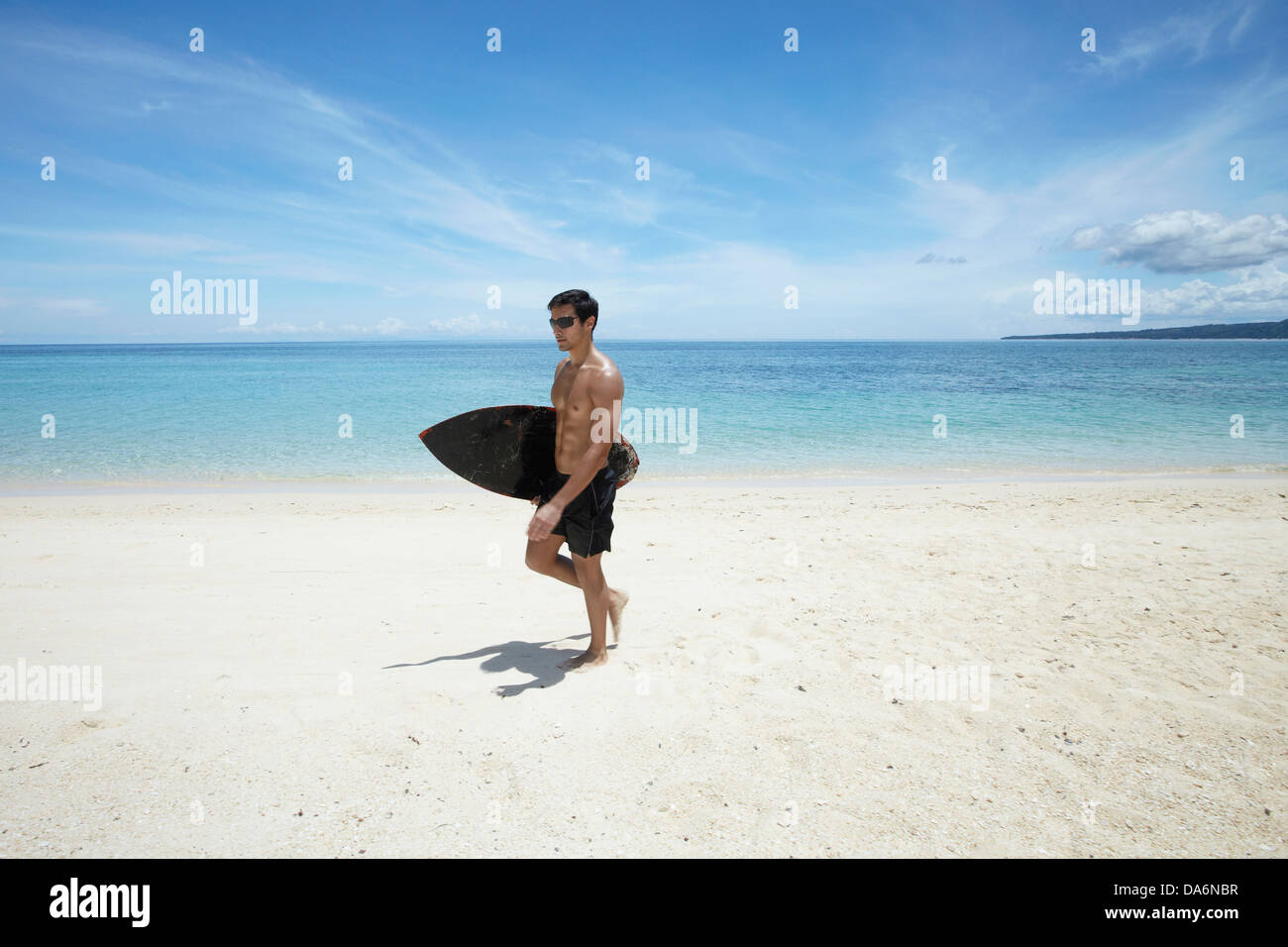 A man surfing. Stock Photo