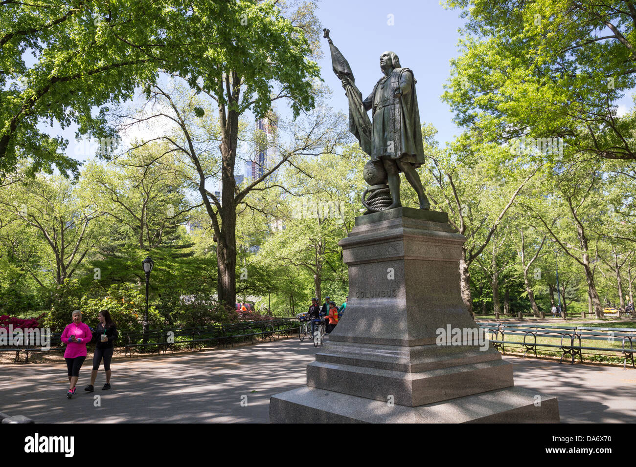 Statue of Christopher Columbus, Central Park, NYC Stock Photo Alamy