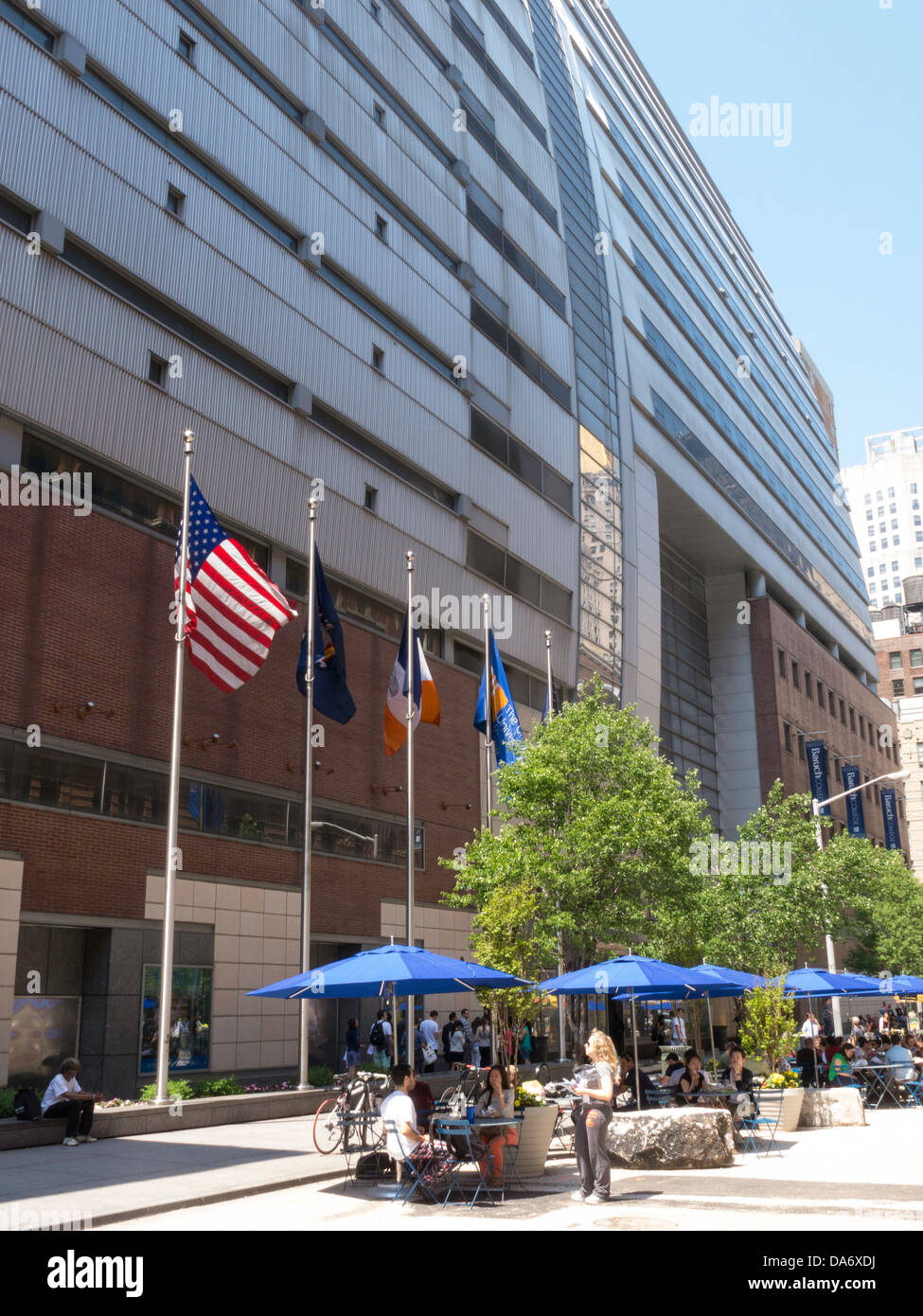 Baruch College, 25th Street Interim Pedestrian Plaza, Bernard Baruch