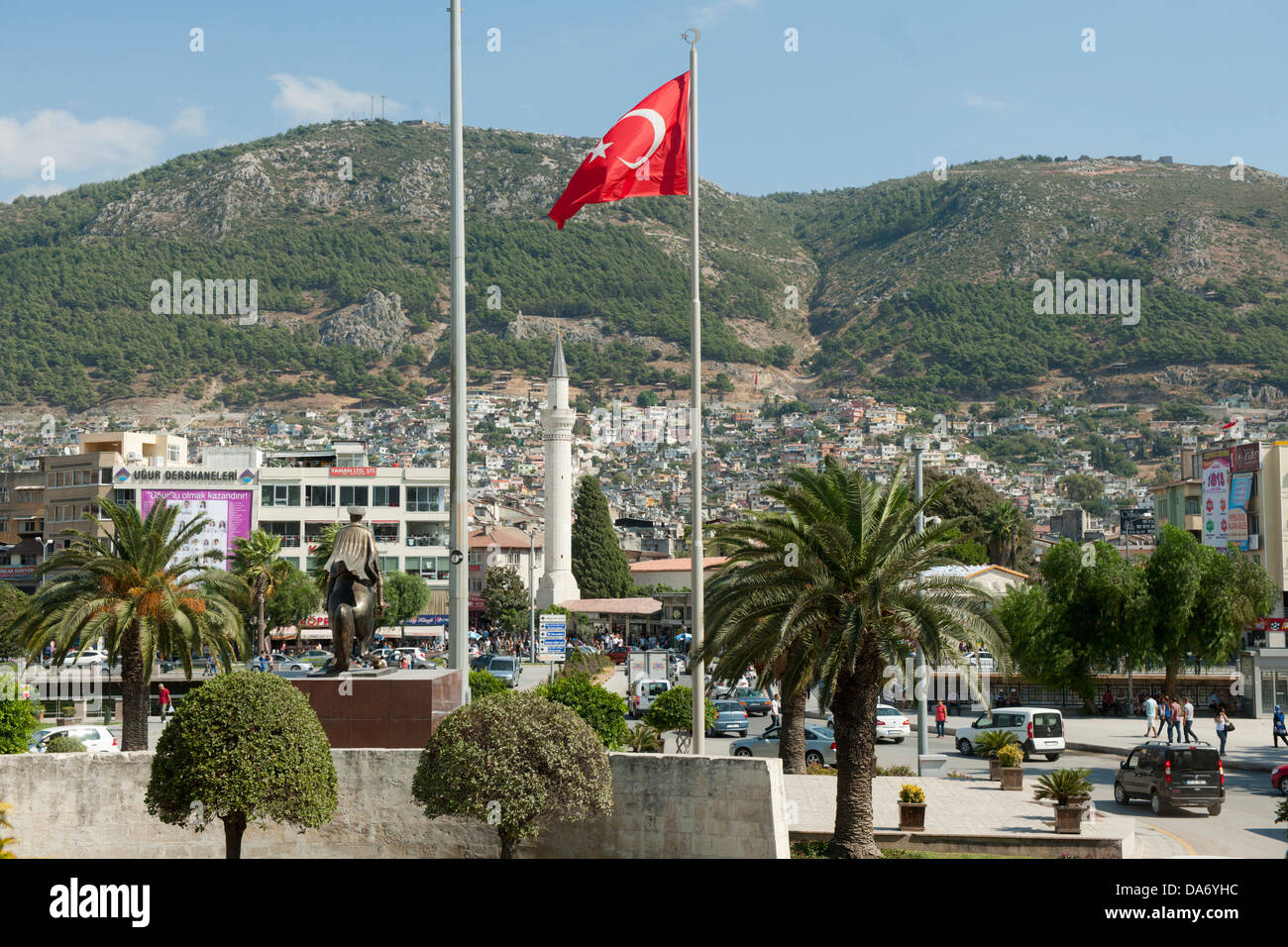 Türkei, Provinz Hatay, Antakya, Cumhuriyet Meydani, Blick über das