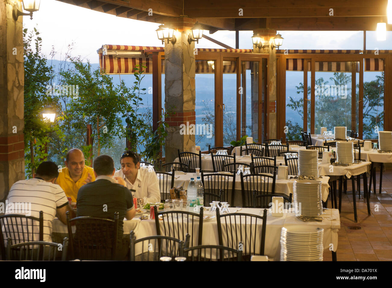Türkei, Provinz Hatay, Antakya, Kule-Restaurant Stock Photo