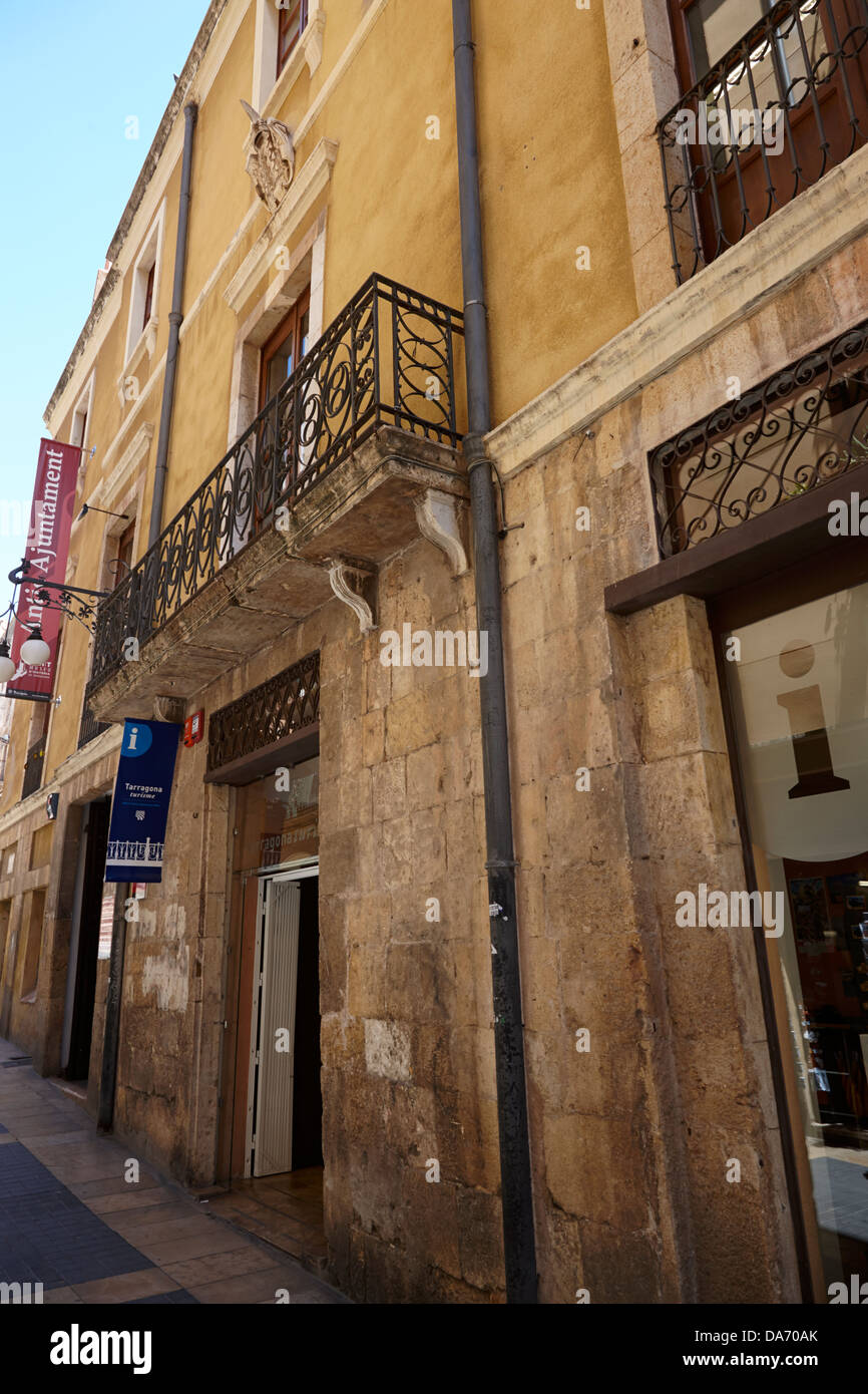 antic ajuntament building tarragona catalonia spain Stock Photo