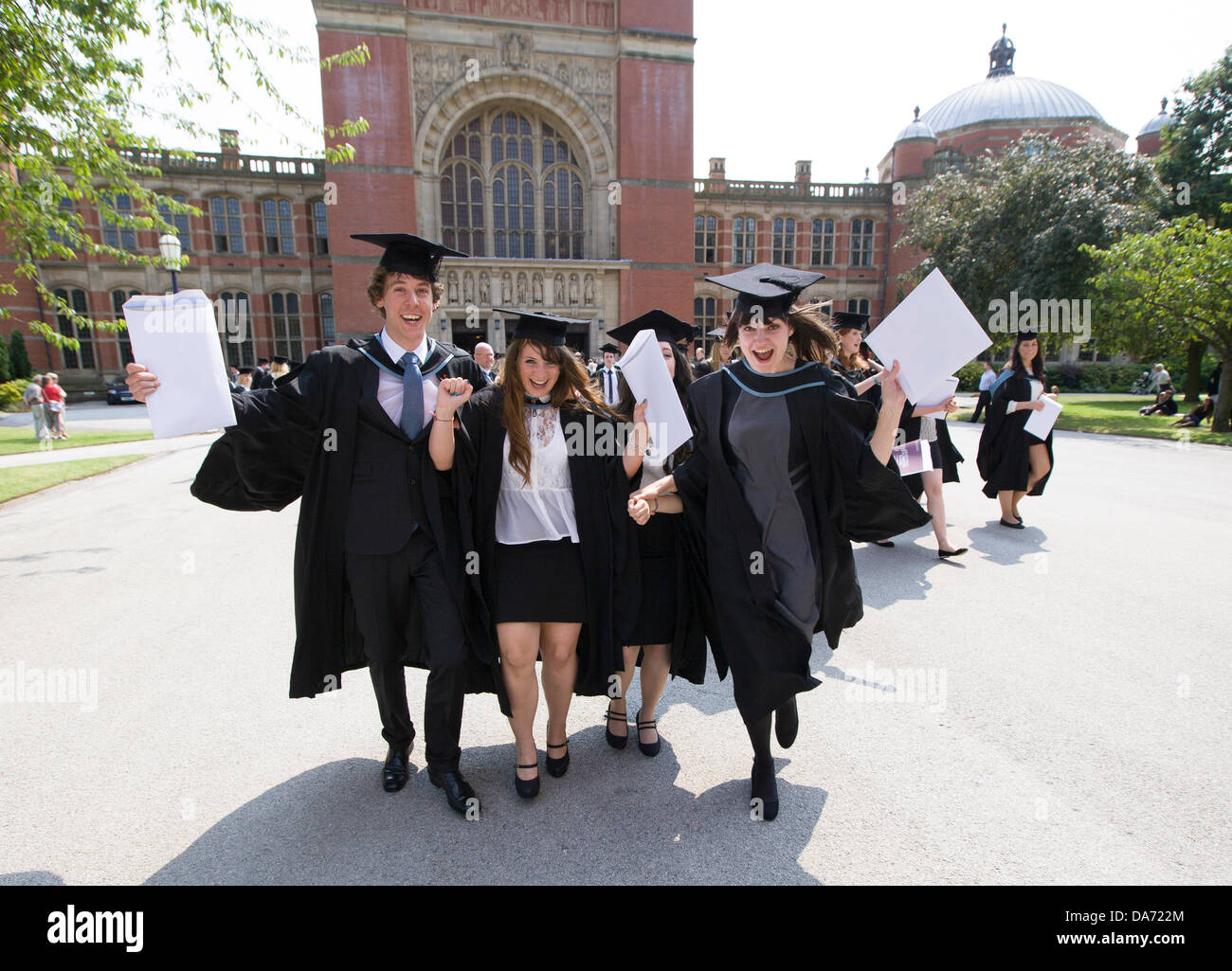 Birmingham University Graduation High Resolution Stock Photography and
