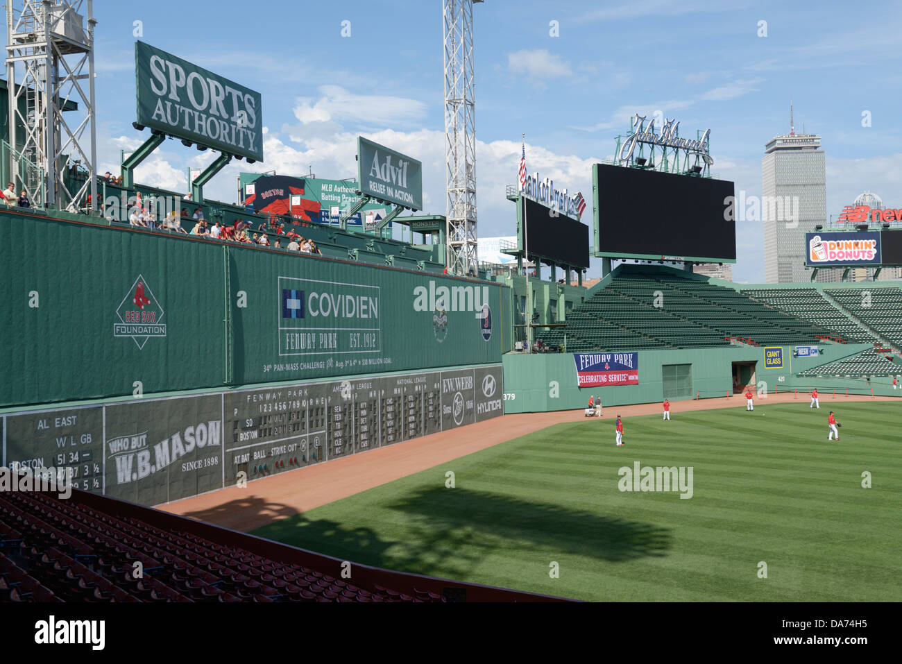 Fenway Park, Boston Massachusetts, home field of the Boston Red Sox Stock Photo