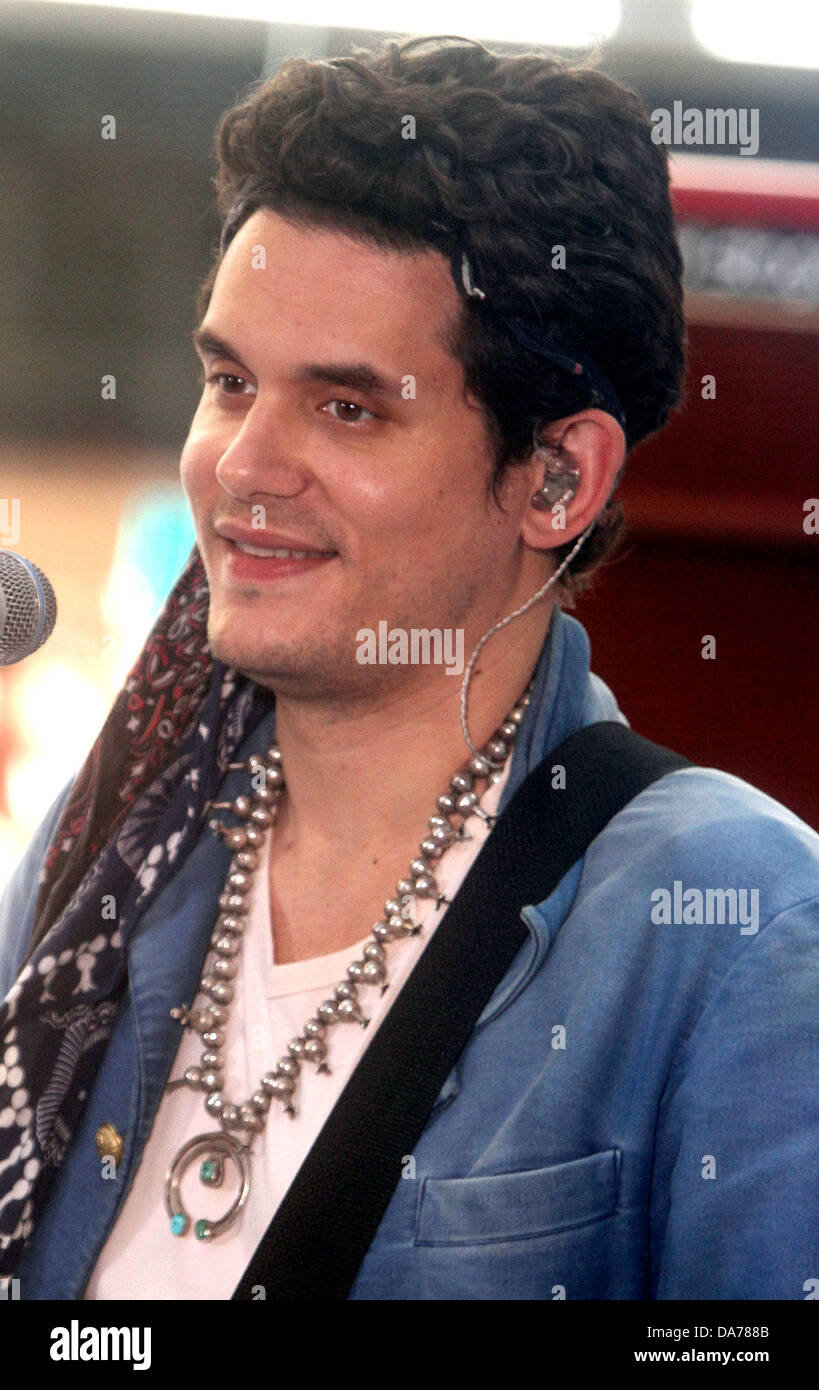 New York, New York, USA. 5th July, 2013. Singer/musician JOHN MAYER ...