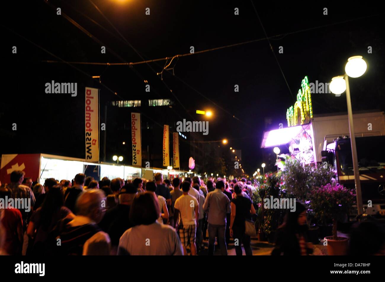 Zurich, Switzerland. 5th July, 2013. In the center of Zurich