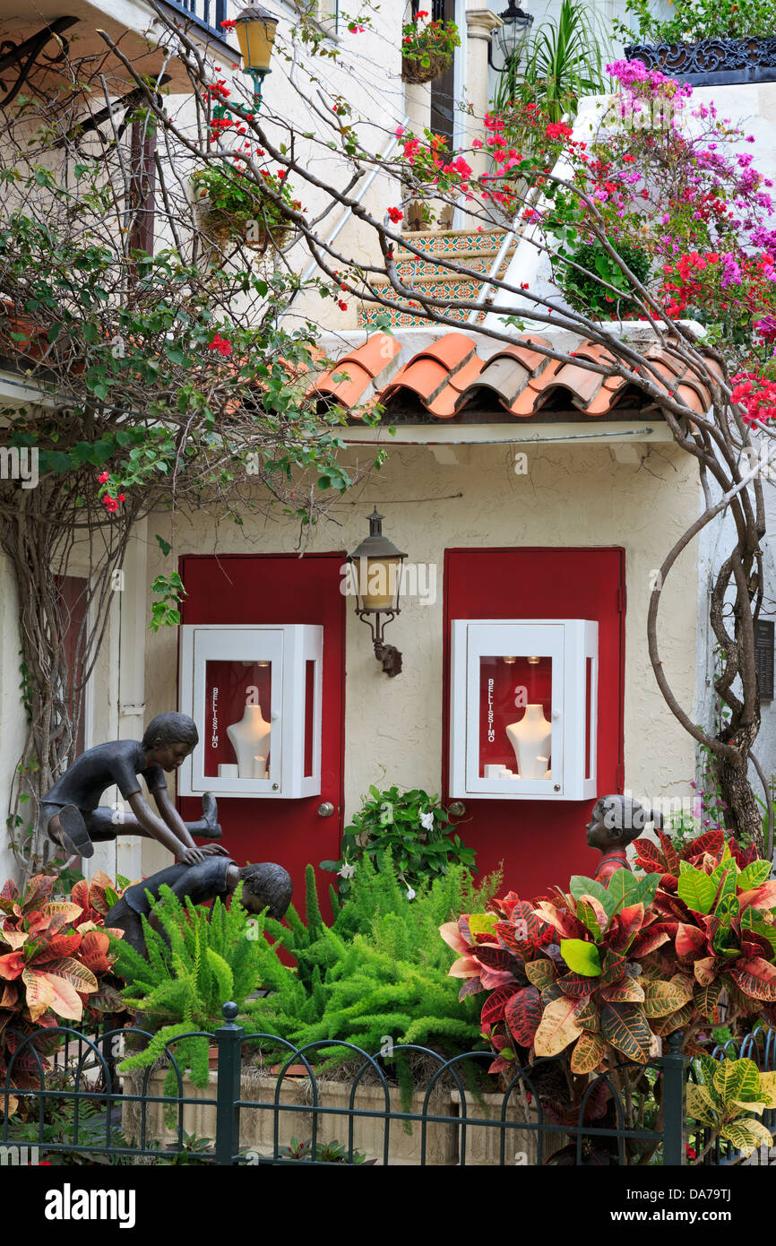 Store on Worth Avenue,Palm Beach,Florida,USA,North America Stock Photo