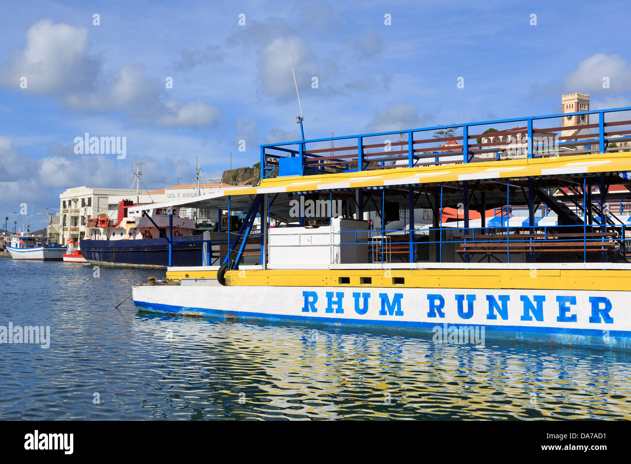 Rhum Runner in The Carenage,St. Stock Photo