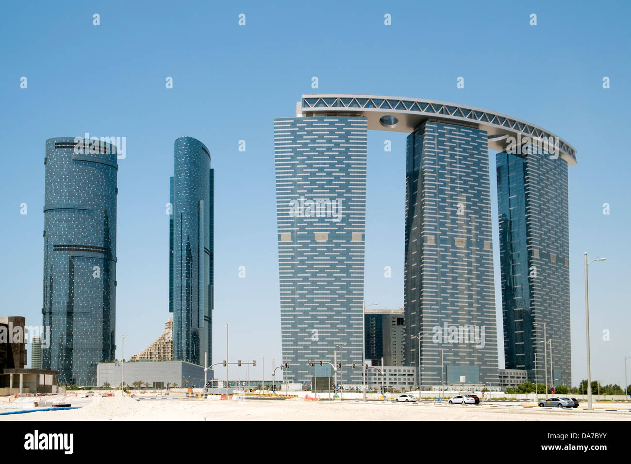 Abu Dhabi Gate Towers High Resolution Stock Photography and Images Alamy