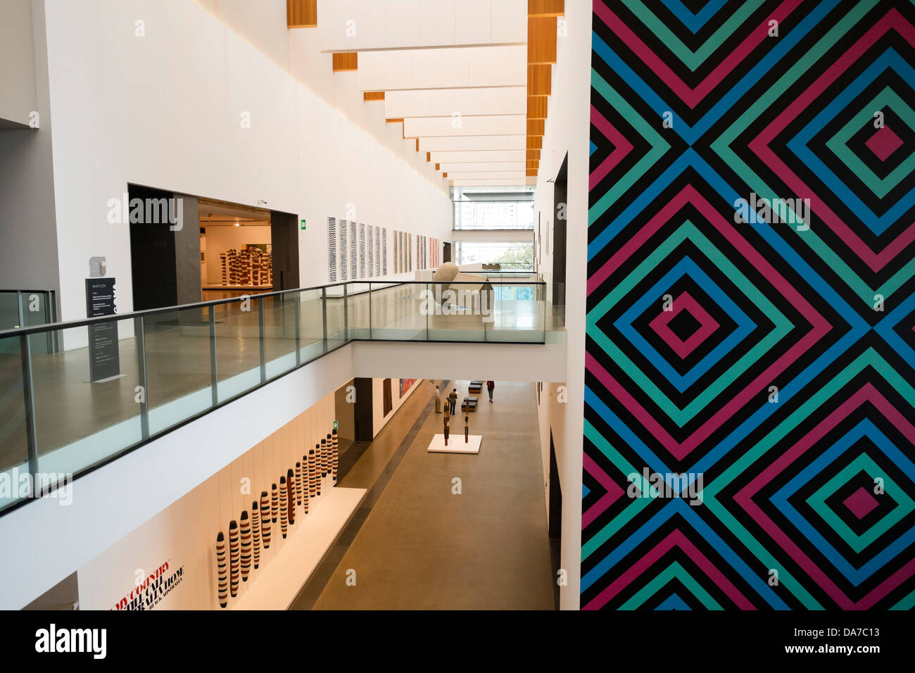 Interior of Gallery of Modern Art or GoMA on Southbank n Brisbane Queensland Australia Stock Photo