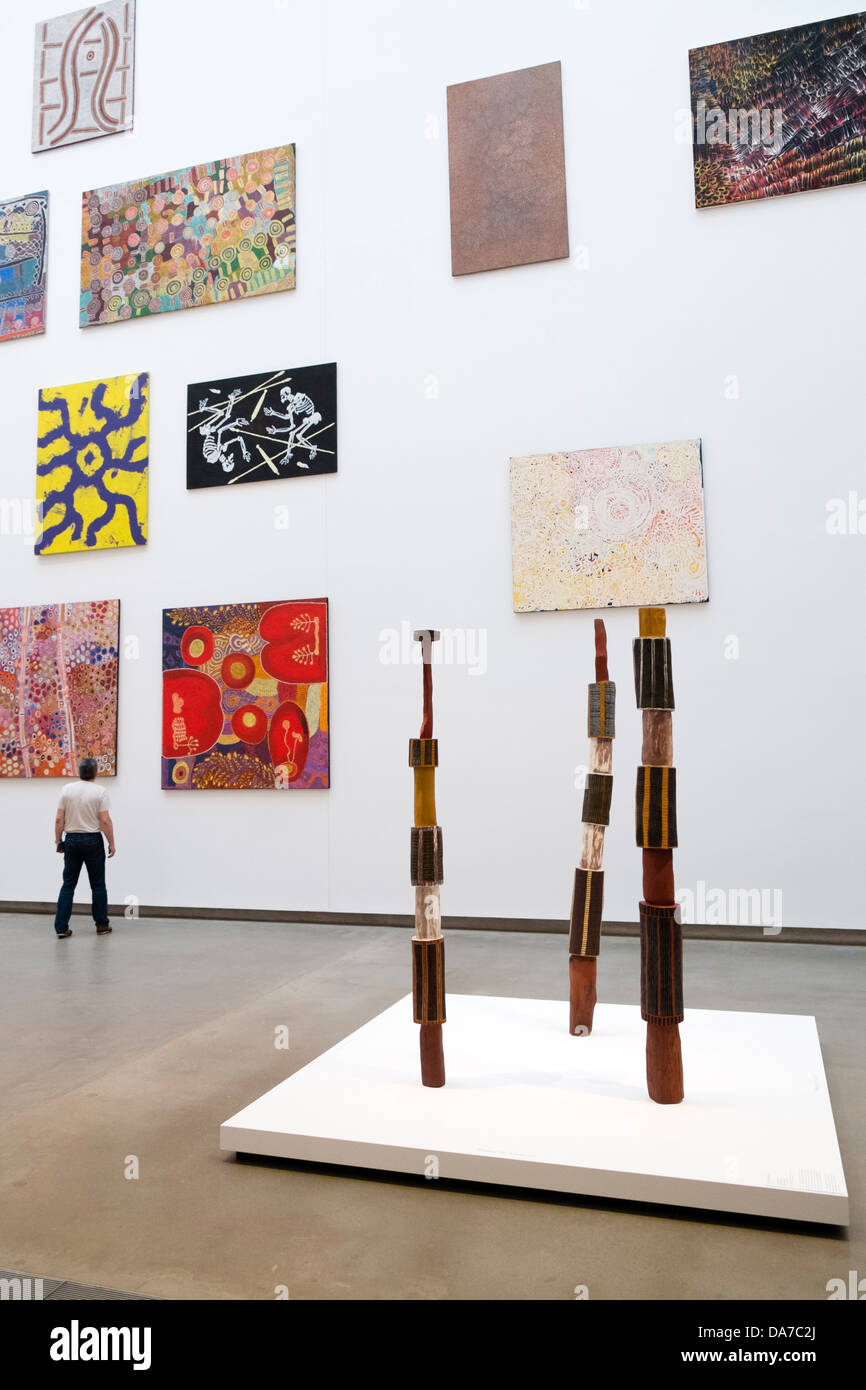Modern aboriginal art on display at Gallery of Modern Art or GoMA on
