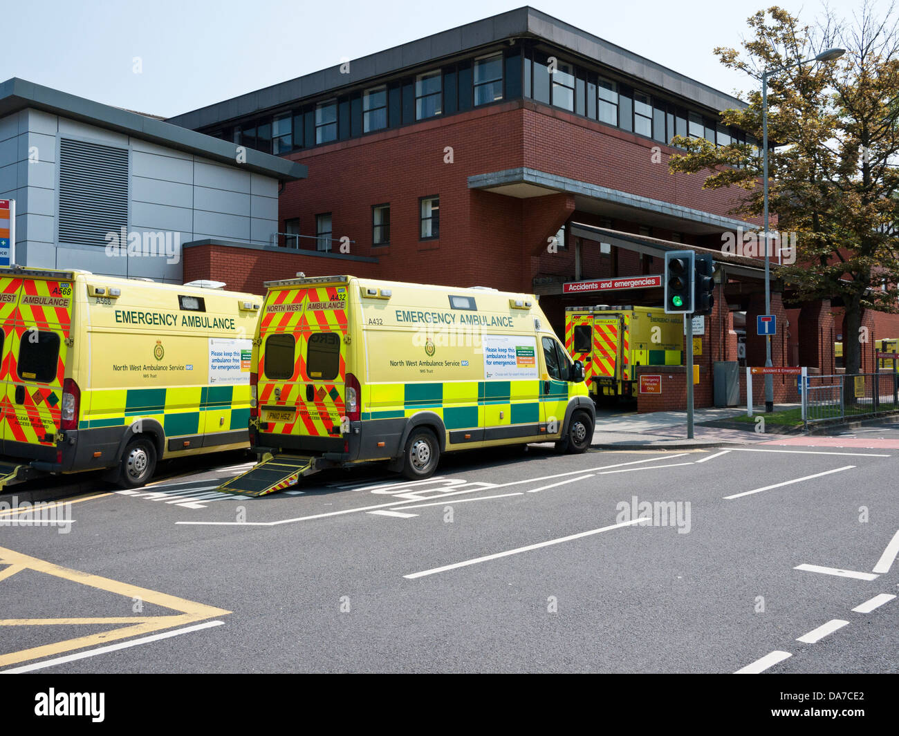 Accident and Emergency Tameside General Hospital, Ashton-under-lyne,Greater Manchester, UK. Stock Photo