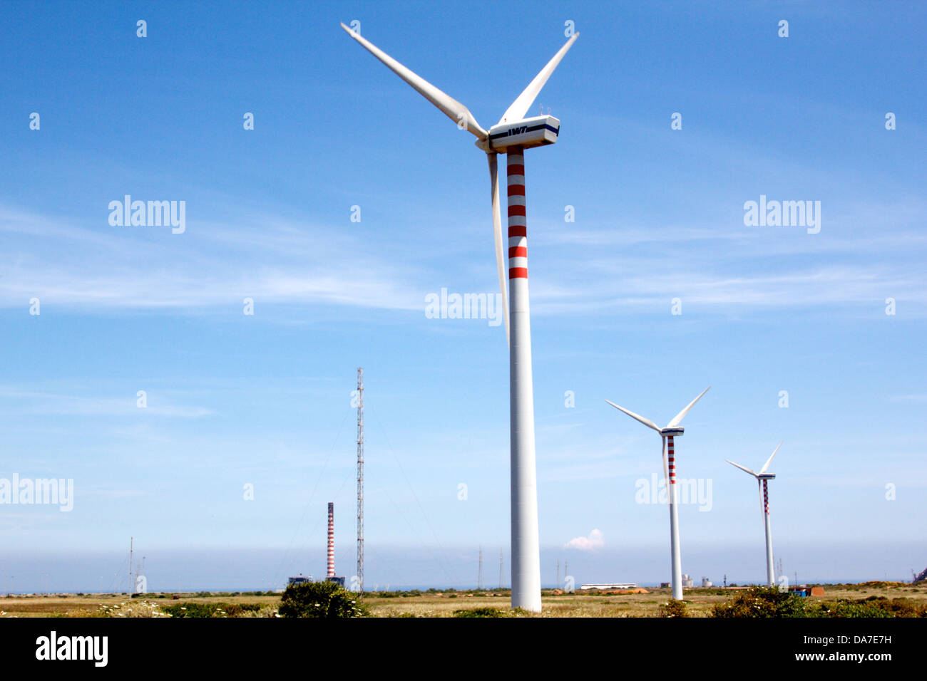 wind energy Stock Photo