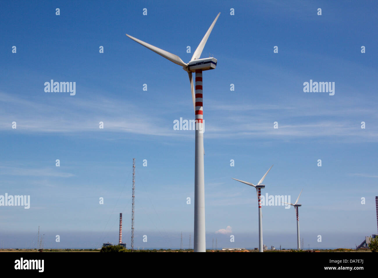 wind energy Stock Photo