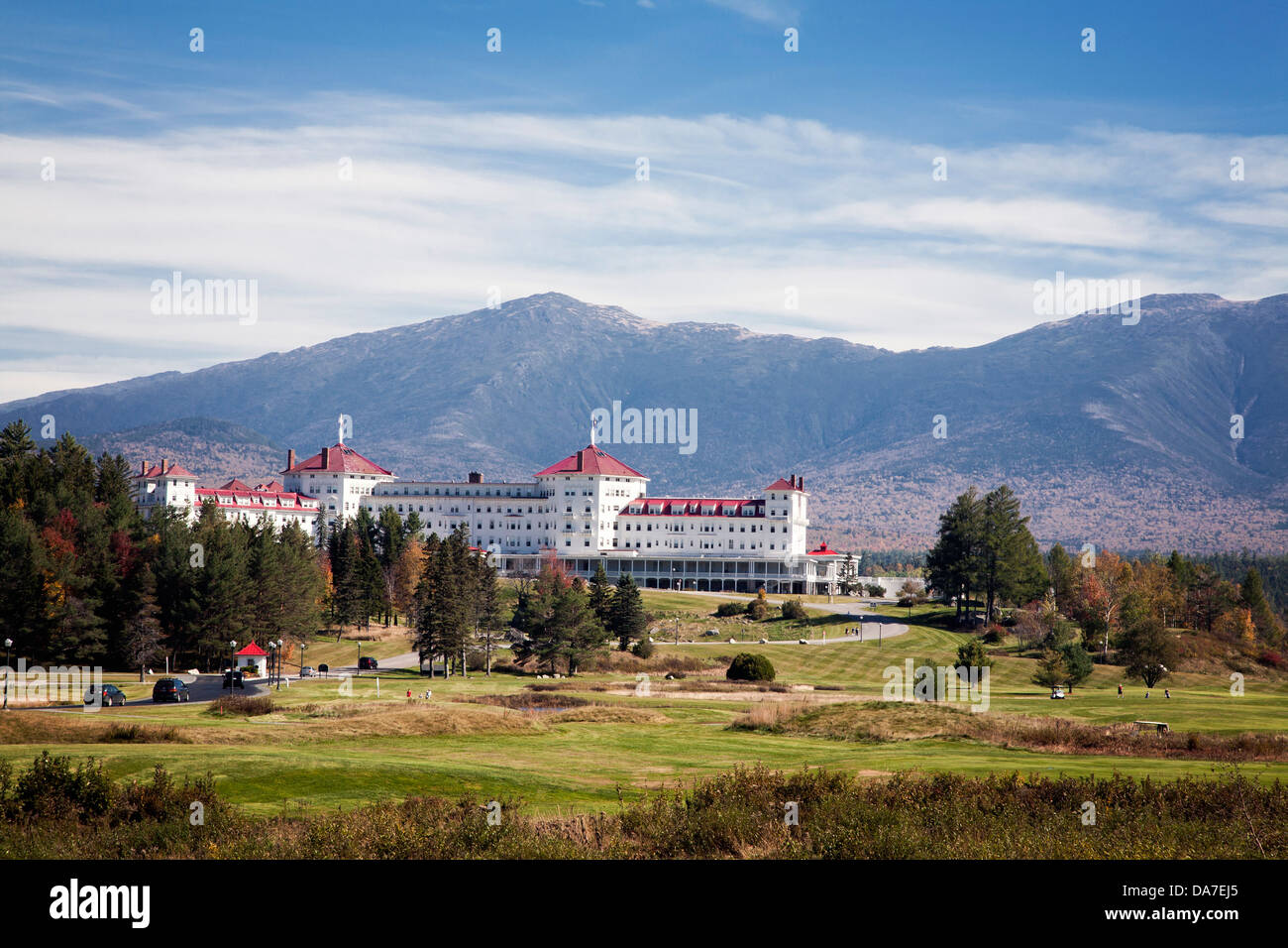 Omni Mount Washington Resort at Bretton Woods New Hampshire Stock Photo
