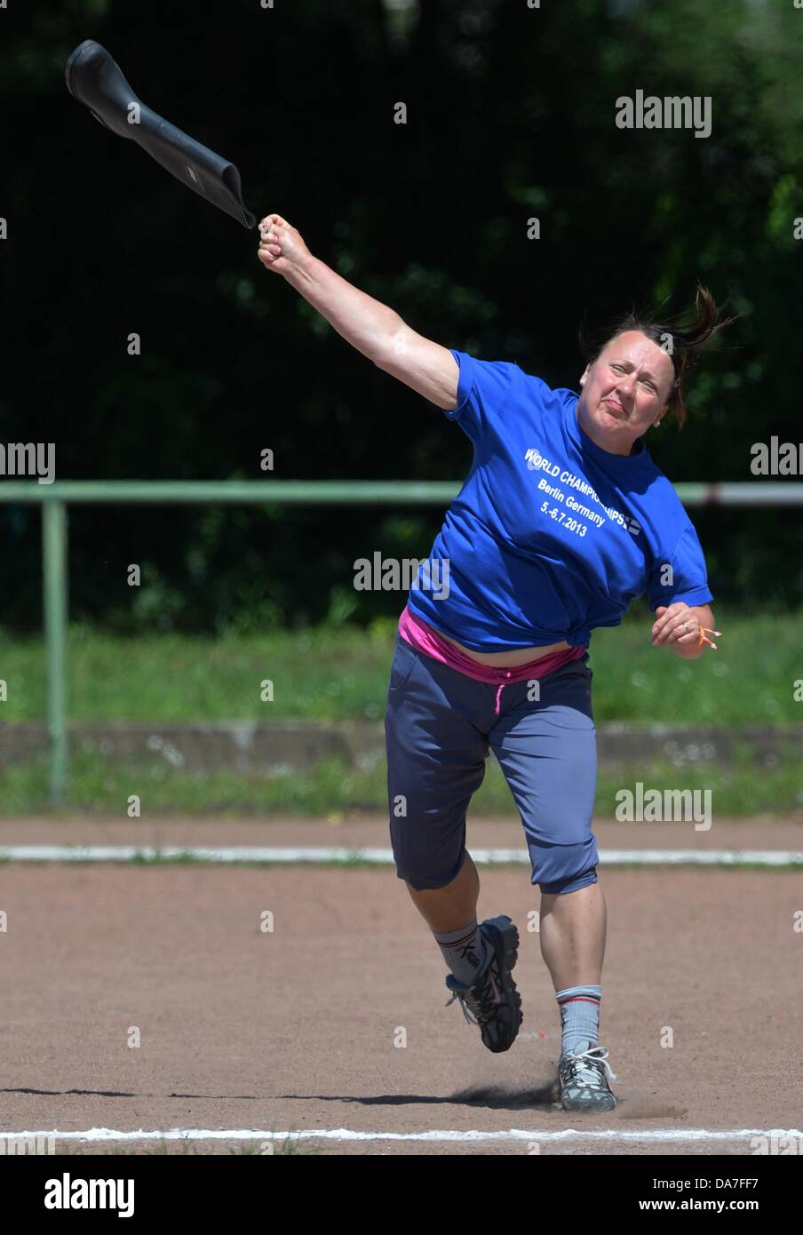 Rubber boot throwing hi-res stock photography and images - Alamy