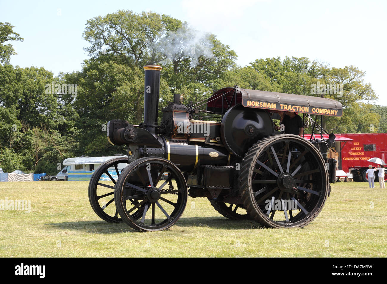 Fowler Crane Engine 8920, "The Great North", built 1901 Stock Photo Alamy