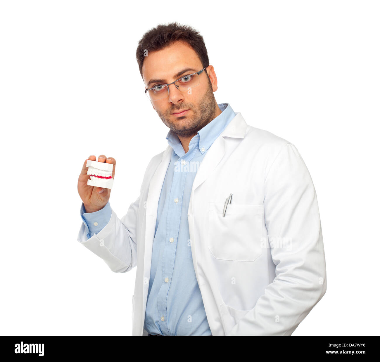 Dentist doctor isolated on white background Stock Photo Alamy