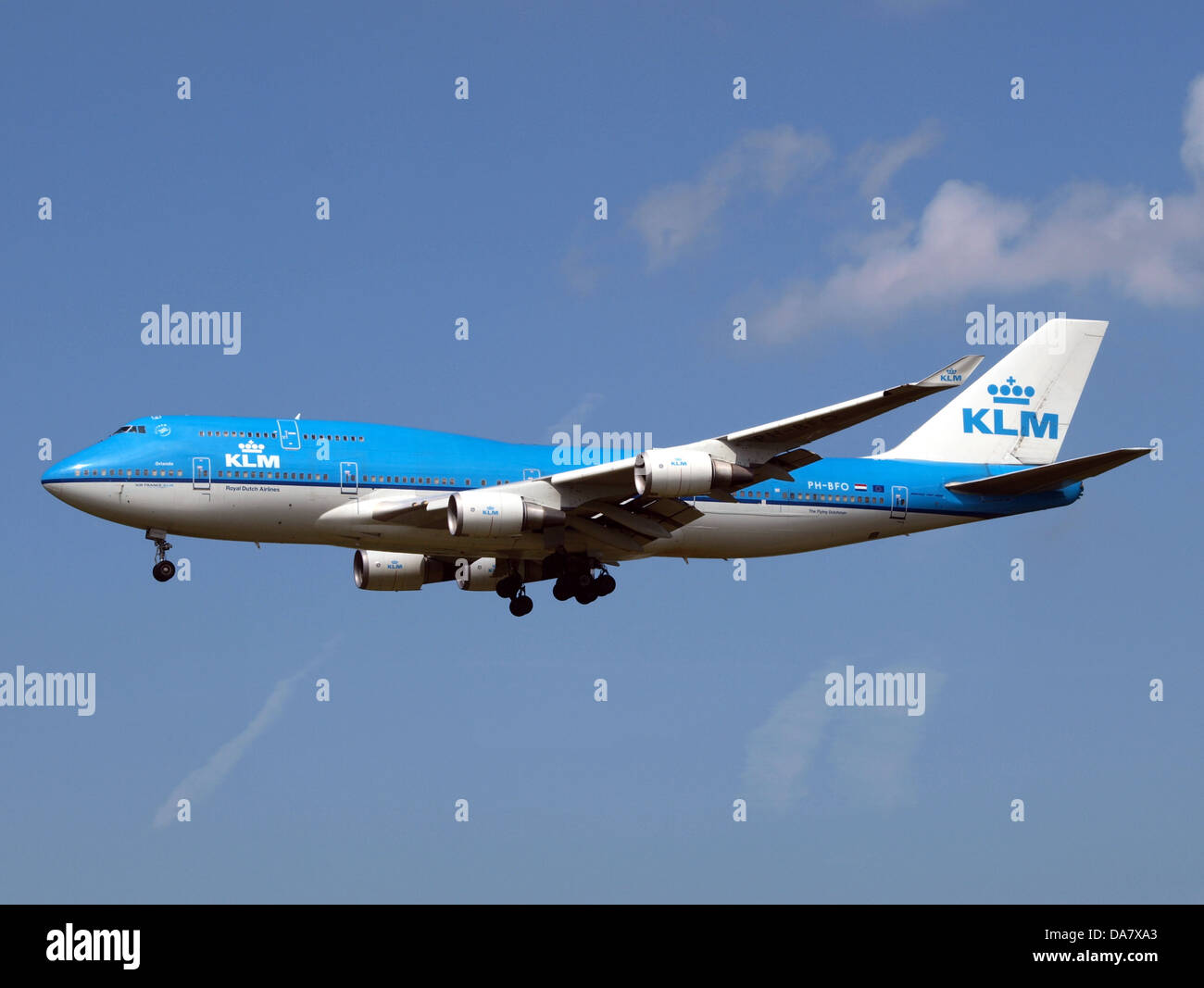 PH-BFO KLM Royal Dutch Airlines Boeing 747-406(M) 4 Stock Photo
