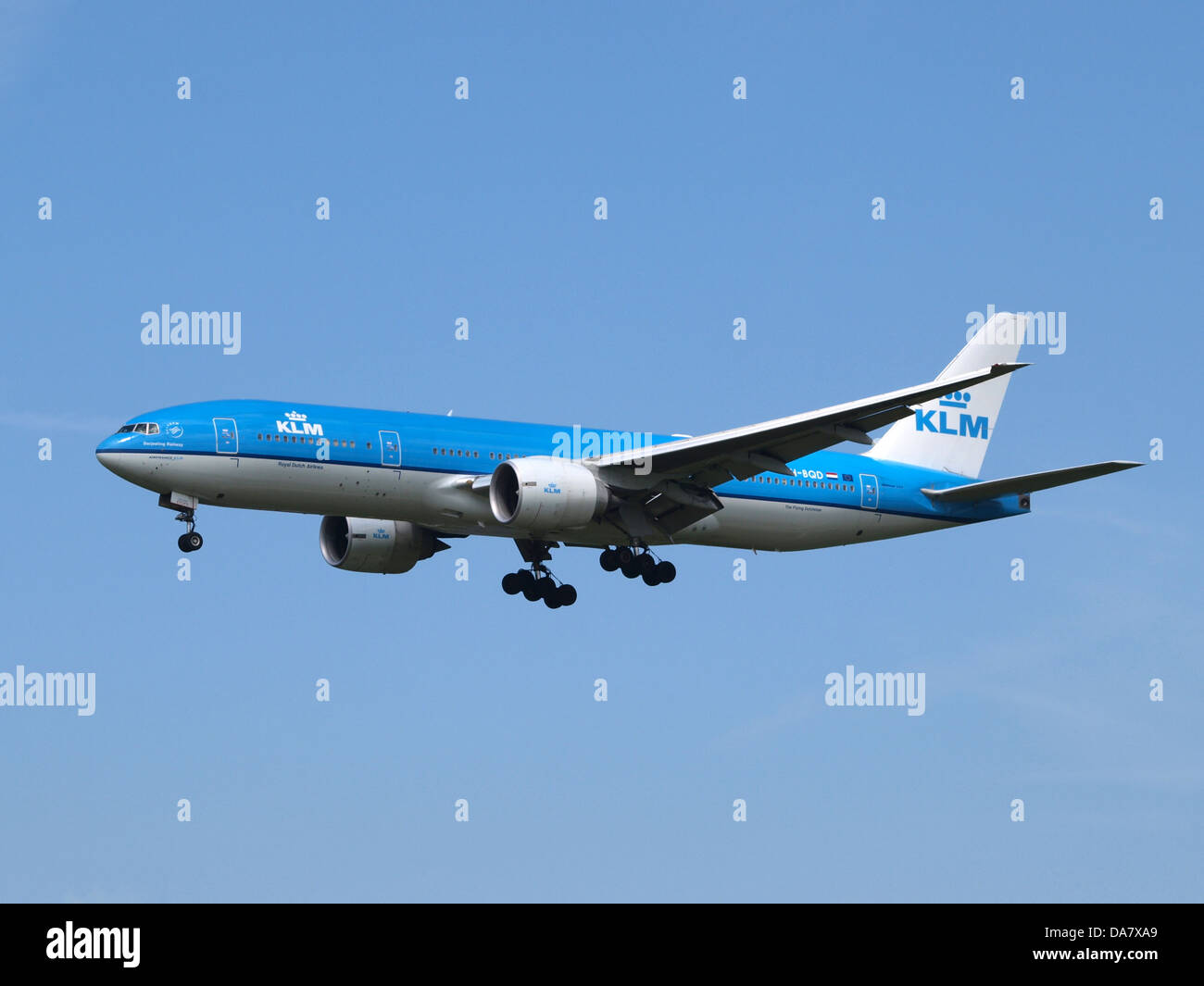 PH-BQD KLM Royal Dutch Airlines Boeing 777-206(ER) - cn 33713 1 Stock Photo