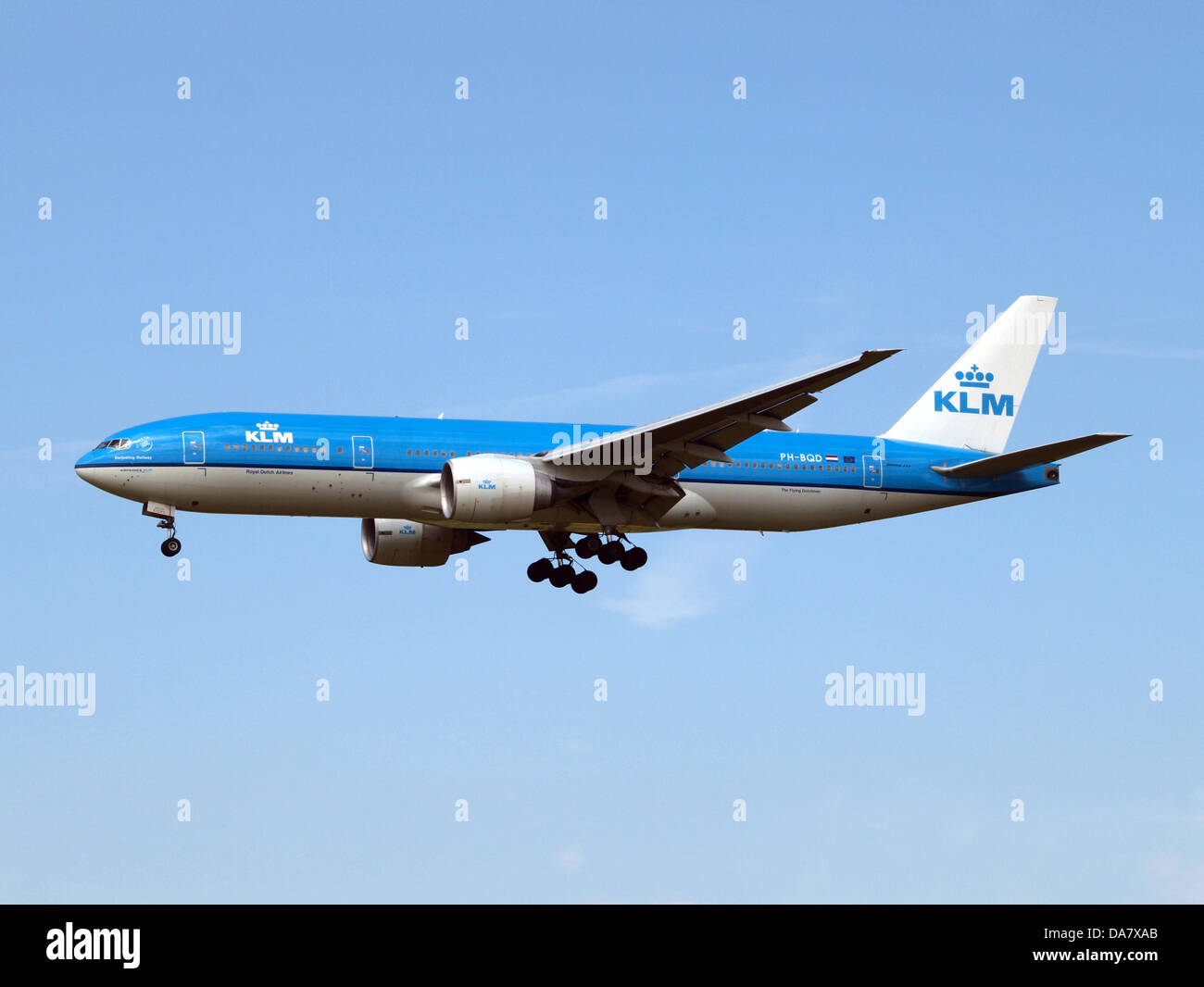 PH-BQD KLM Royal Dutch Airlines Boeing 777-206(ER) - cn 33713 2 Stock Photo