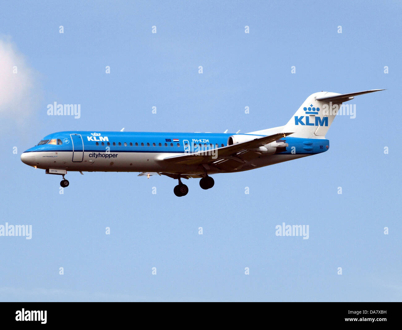 PH-KZM Fokker 70 KLM 2 Stock Photo