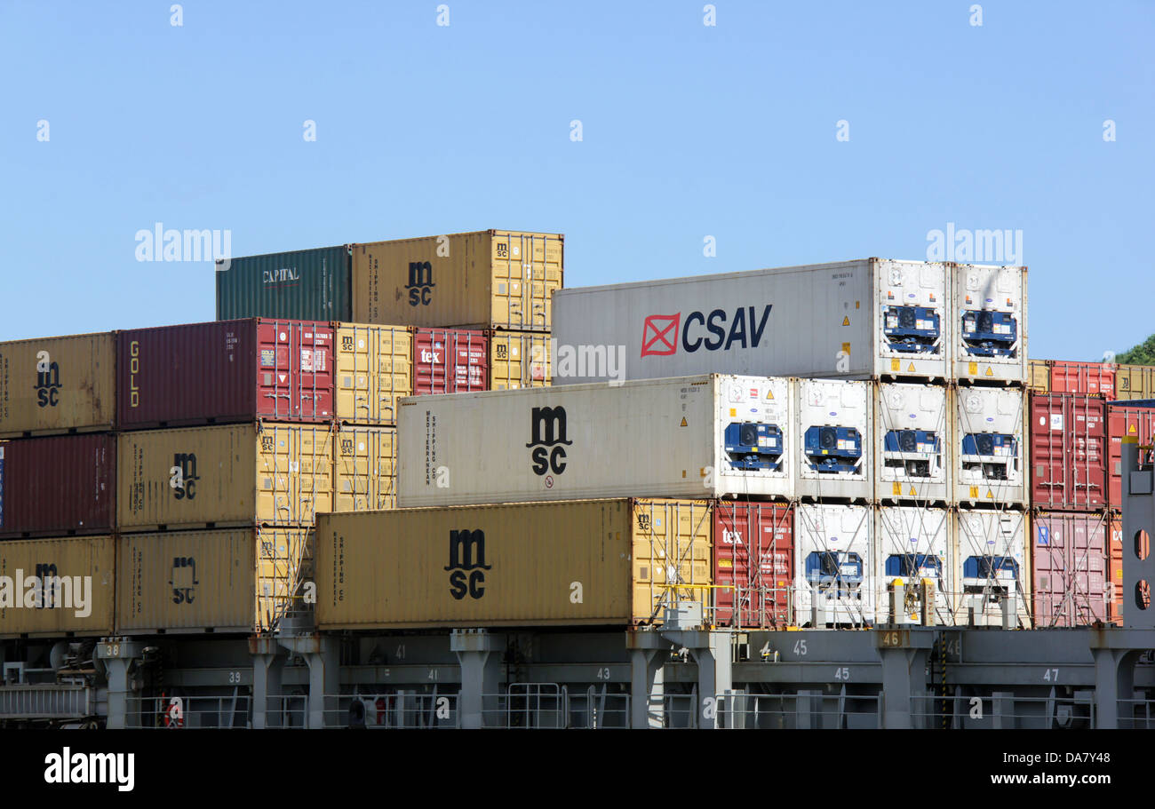 Below Deck Container Ship