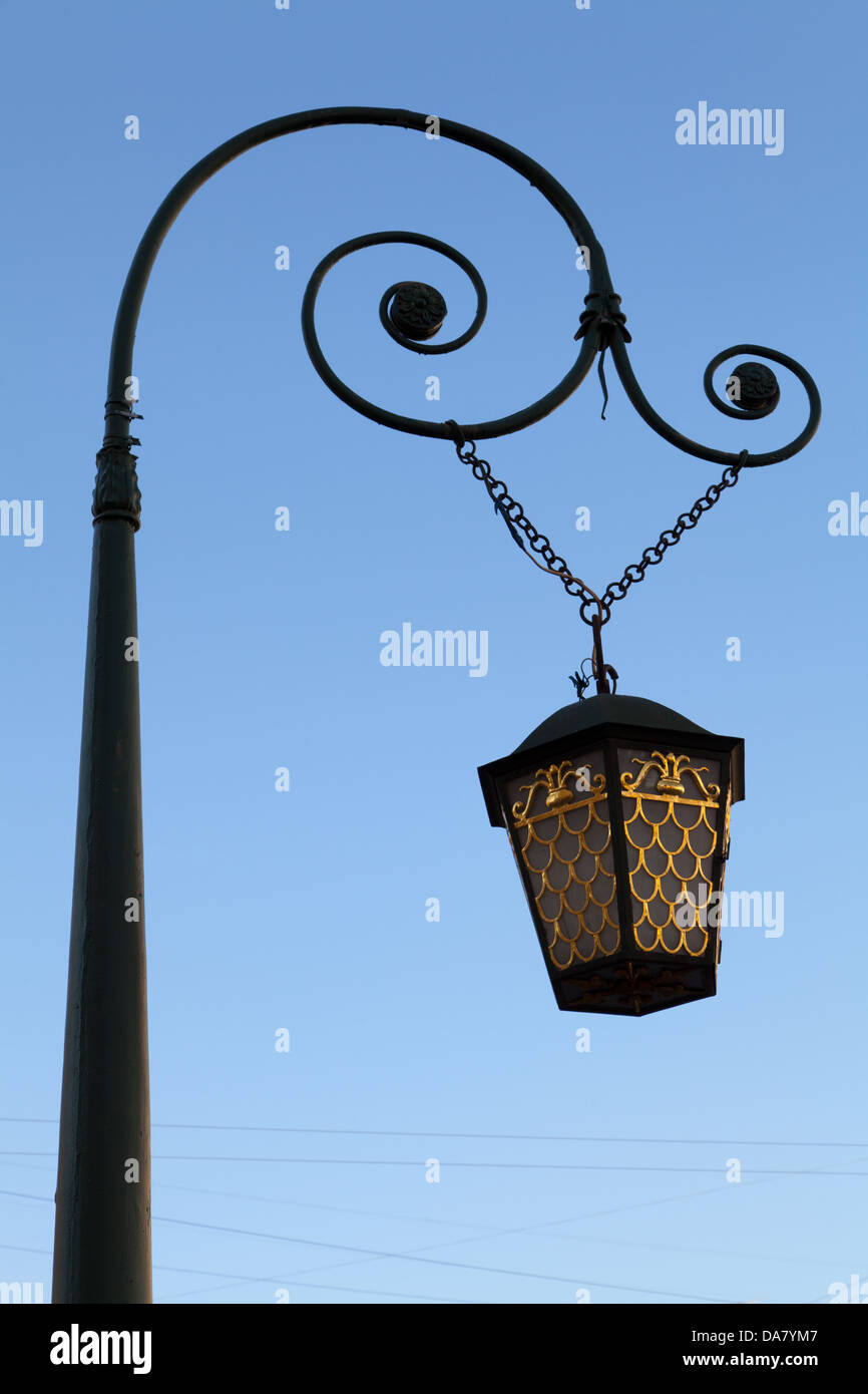 street lamp, Saint Petersburg, Russia. Stock Photo
