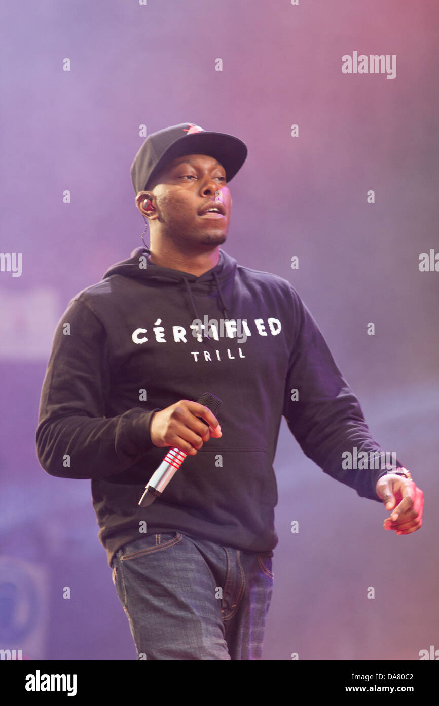 Dizzee Rascal Scotland Dizzee Rascal performing at the Glastonbury Festival, Somerset, England ...