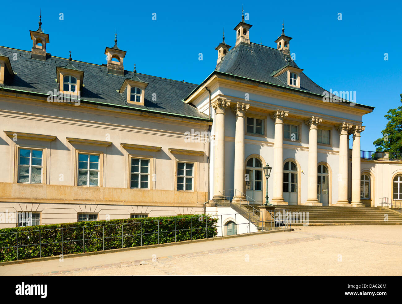 Summer residence of the Saxon royal family. Pillnitz, Dresden Stock Photo