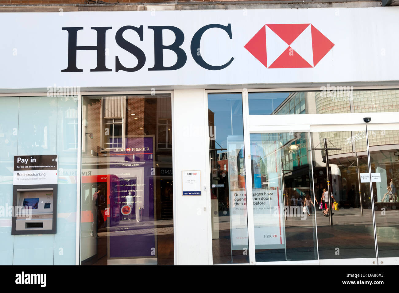 HSBC bank, UK. Stock Photo
