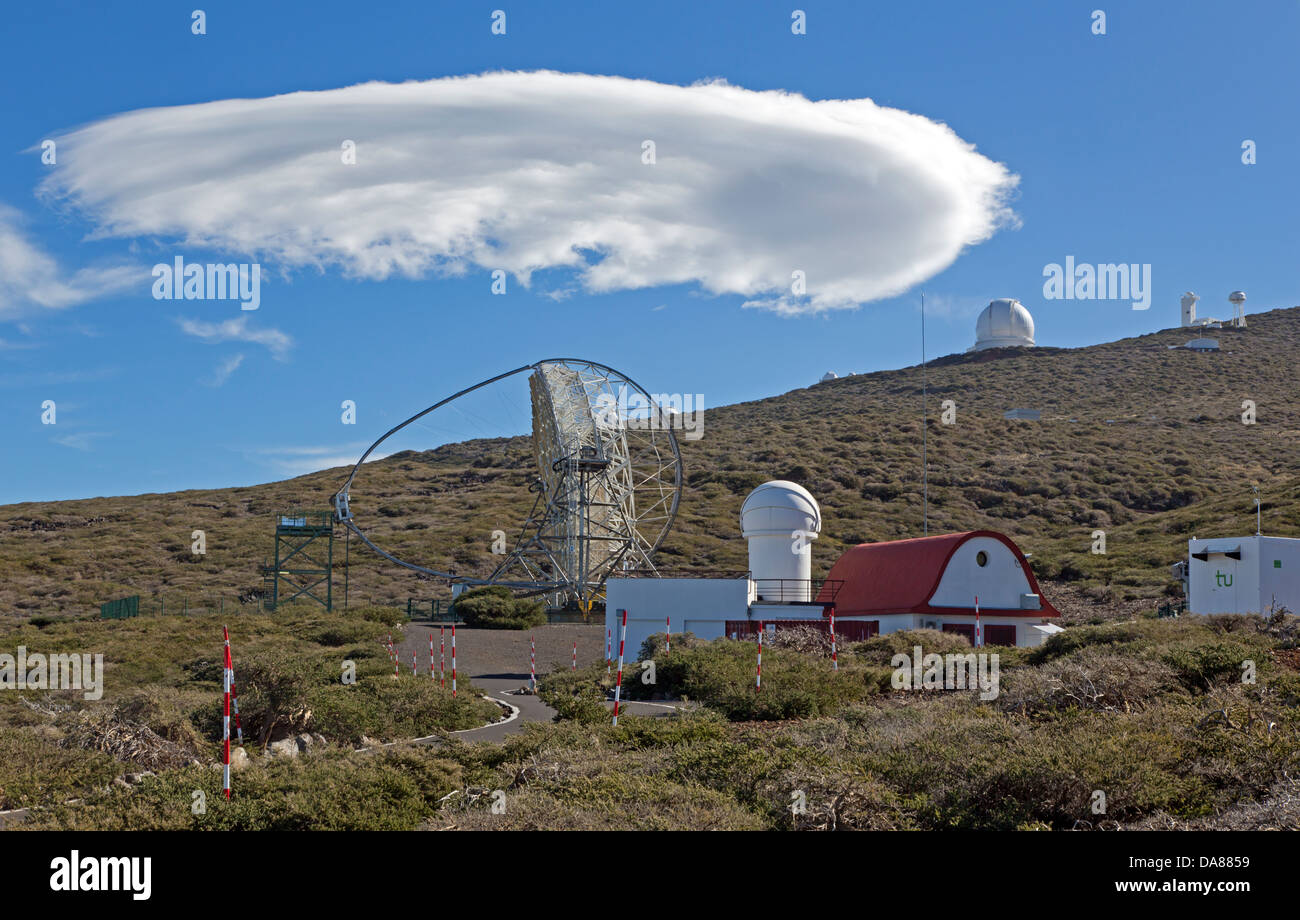 Observatory, La Palma, Canary Islands Stock Photo