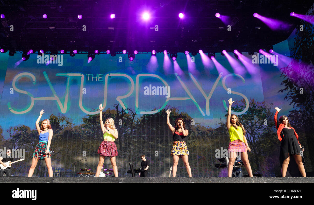 the-saturdays-frankie-sandford-hi-res-stock-photography-and-images-alamy