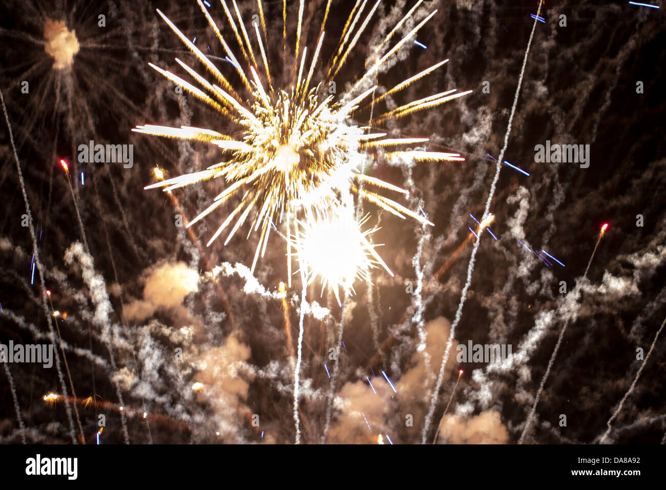 Fireworks Display Stock Photo