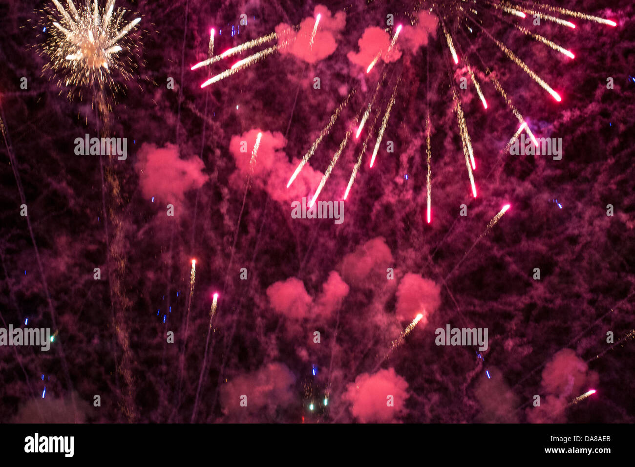 Fireworks Display Stock Photo