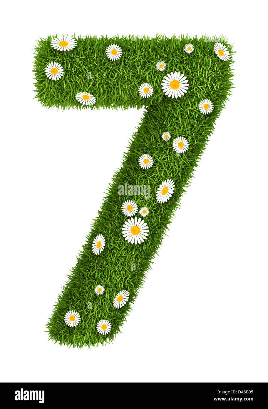 Natural grass number 7 Stock Photo