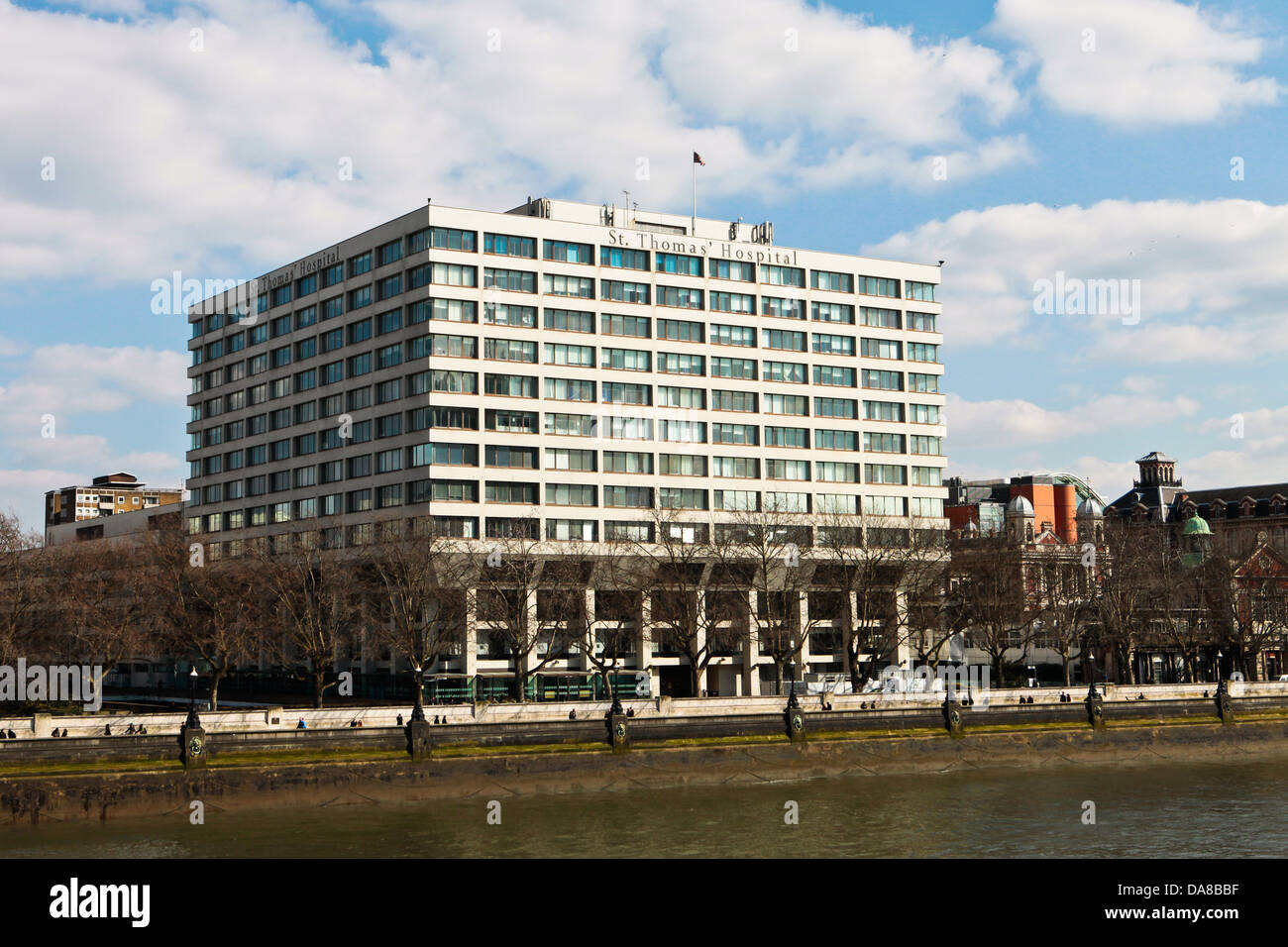 St. Thomas' Hospital, London, April 2013 Stock Photo