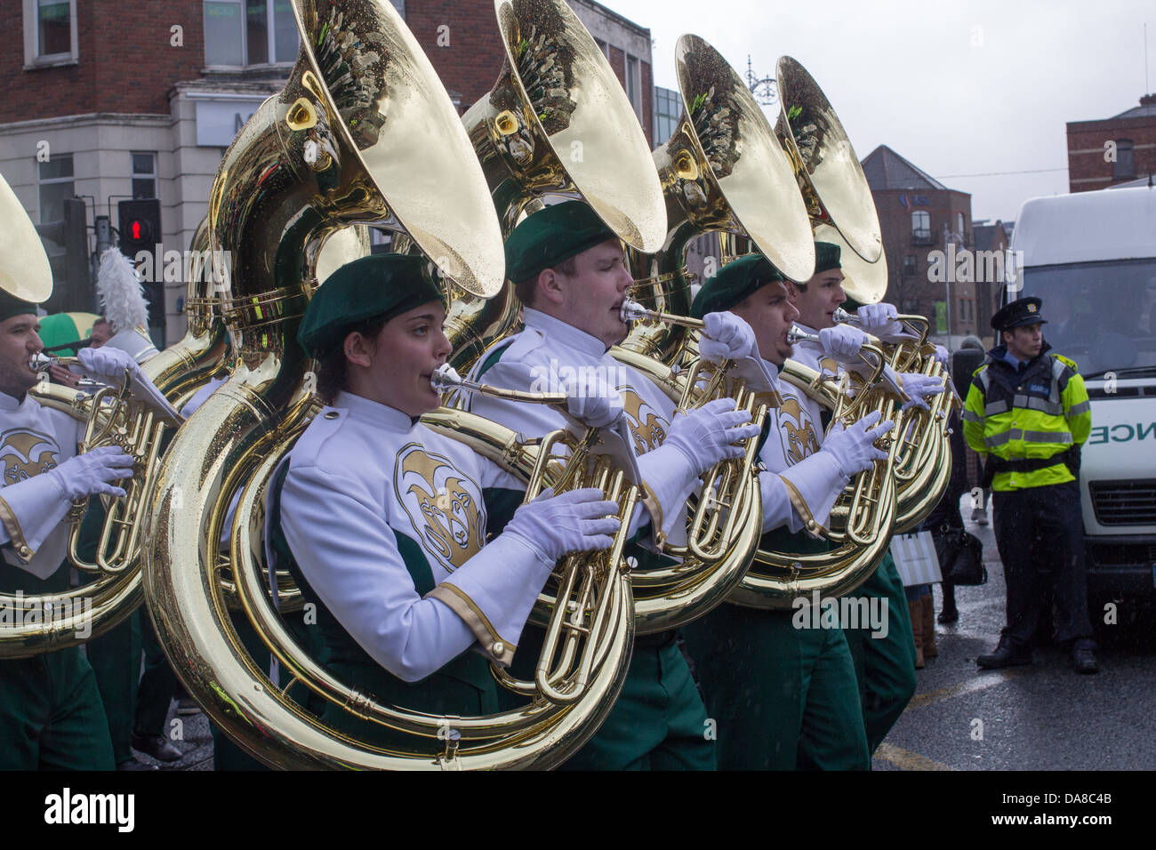 St. Patrick's Parade, Dublin, Ireland, 17th of March 2013. Stock Photo