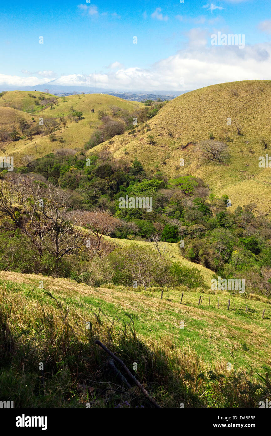 Costa Rican Countryside, Central Pacific Region Stock Photo
