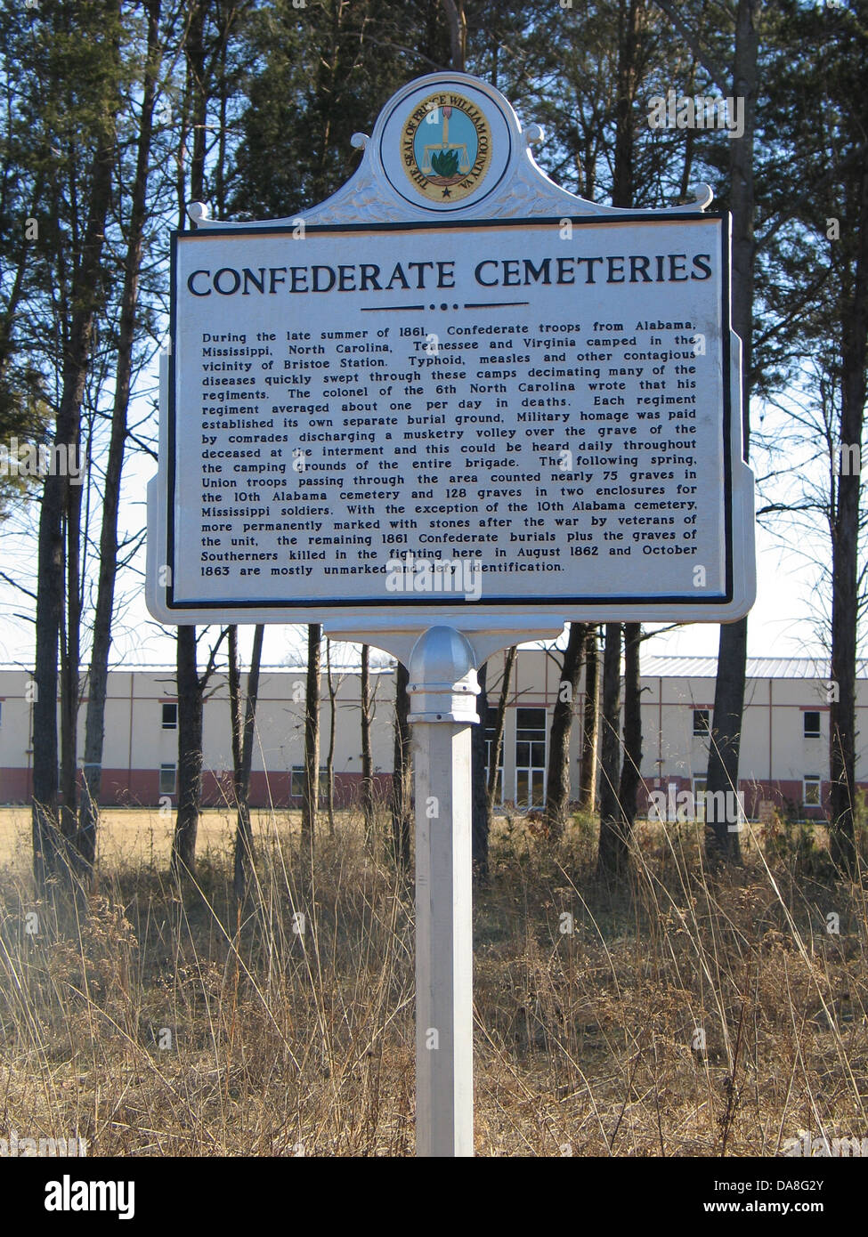 CONFEDERATE CEMETERIES During the late summer of 1861, Confederate
