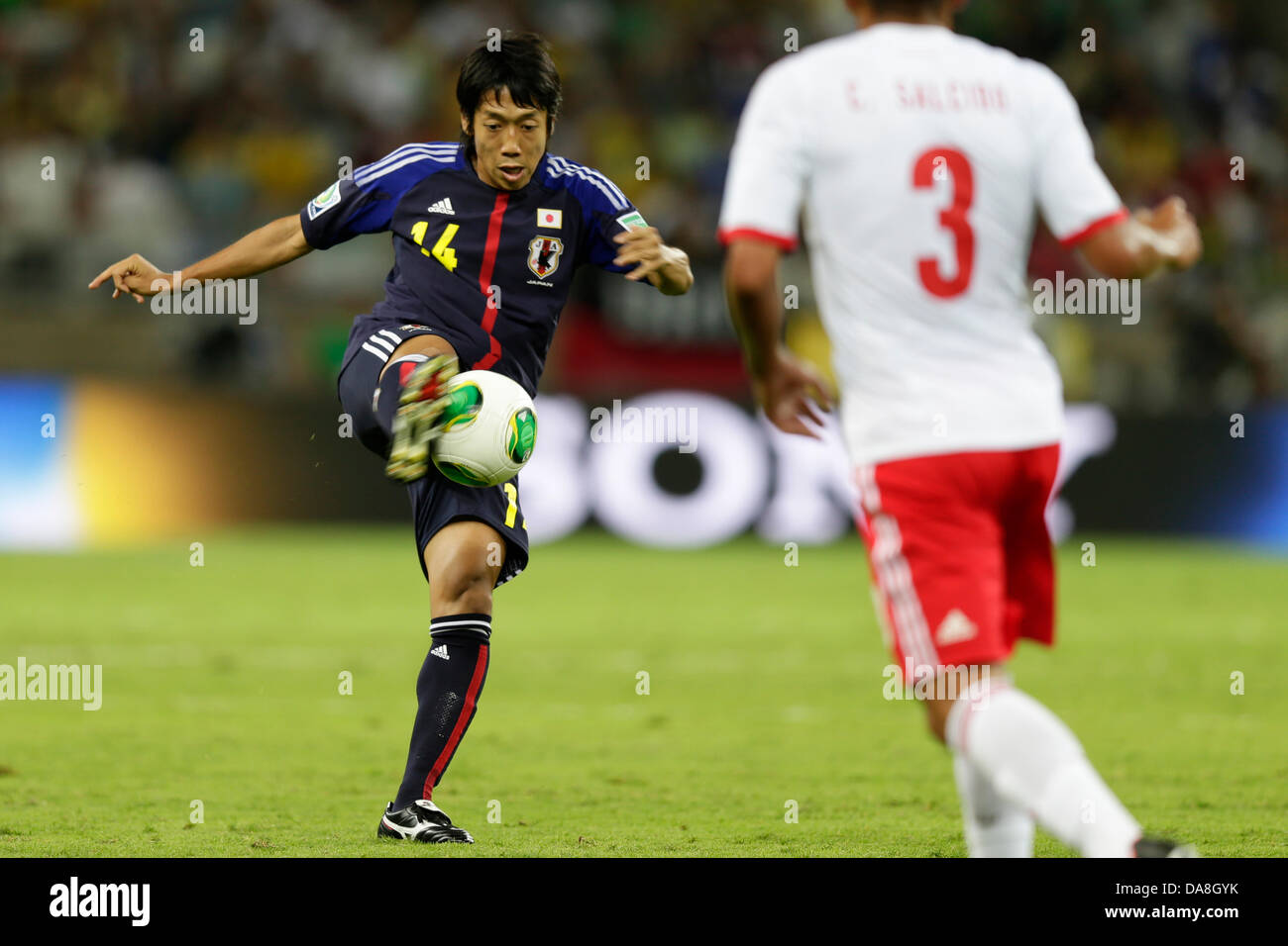 Kengo Nakamura (JPN),  JUNE 22, 2013 - Football / Soccer : FIFA Confederations Cup Brazil 2013 Group A match between Japan 1-2 Mexico at Estadio Mineirao, Belo Horizonte, Brazil. (Photo by AFLO) Stock Photo